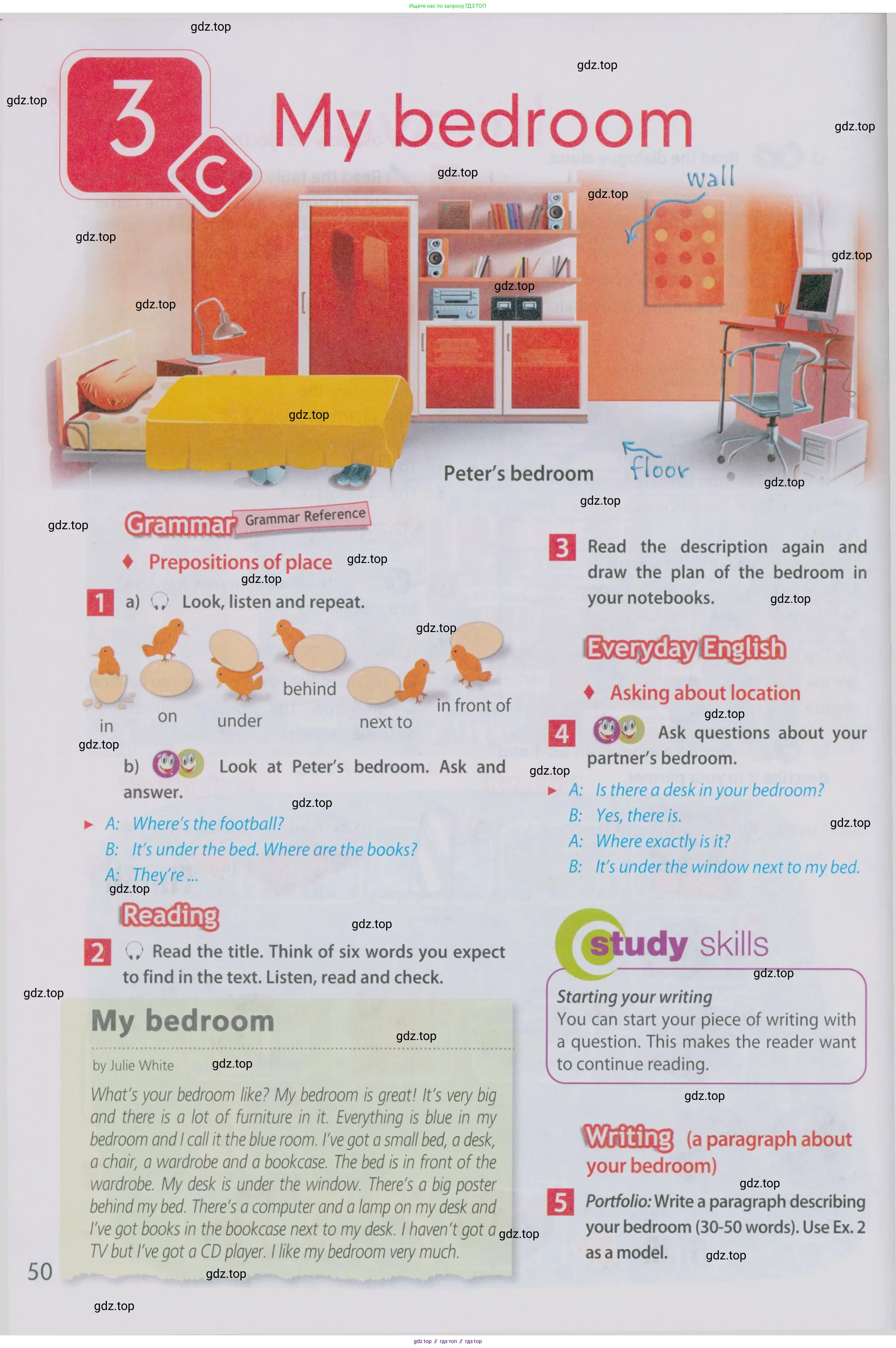 Английский язык (english), 5 класс Учебник (Student's book), авторы: Ваулина Юлия Евгеньевна (Vaulina Julia), Дули Дженни (Dooley Jenny), Подоляко Ольга Евгеньевна (Podolyako Olga), Эванс Вирджиния (Evans Virginia), издательство Просвещение, Москва, 2023, жёлтого цвета, страница 50