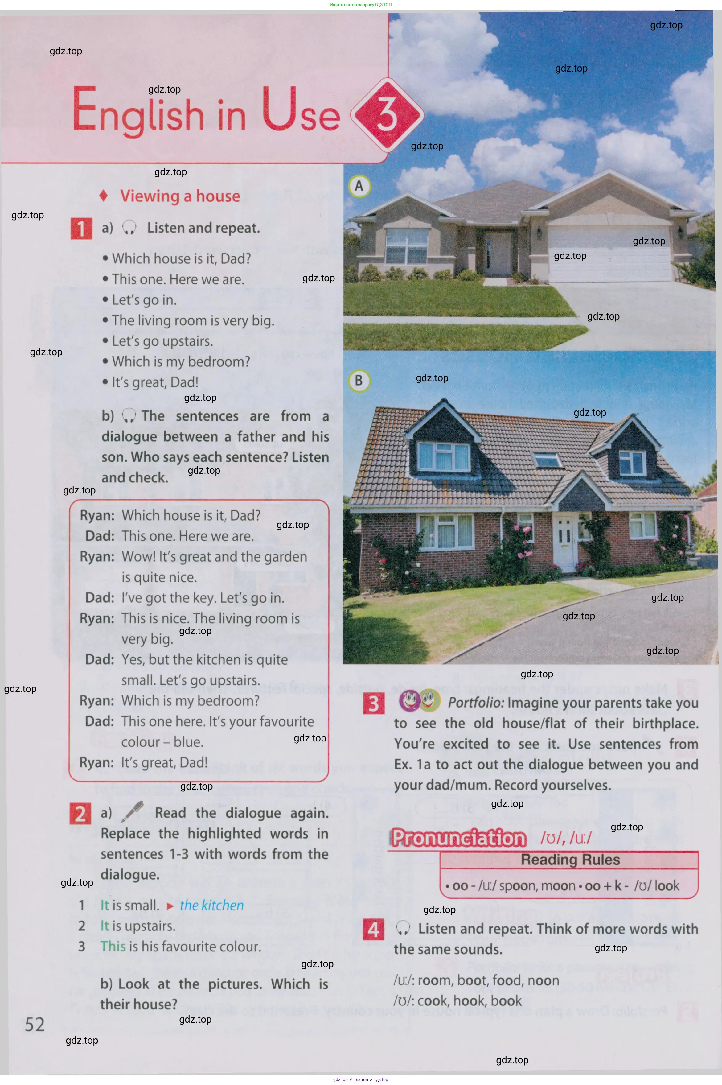 Английский язык (english), 5 класс Учебник (Student's book), авторы: Ваулина Юлия Евгеньевна (Vaulina Julia), Дули Дженни (Dooley Jenny), Подоляко Ольга Евгеньевна (Podolyako Olga), Эванс Вирджиния (Evans Virginia), издательство Просвещение, Москва, 2023, жёлтого цвета, страница 52