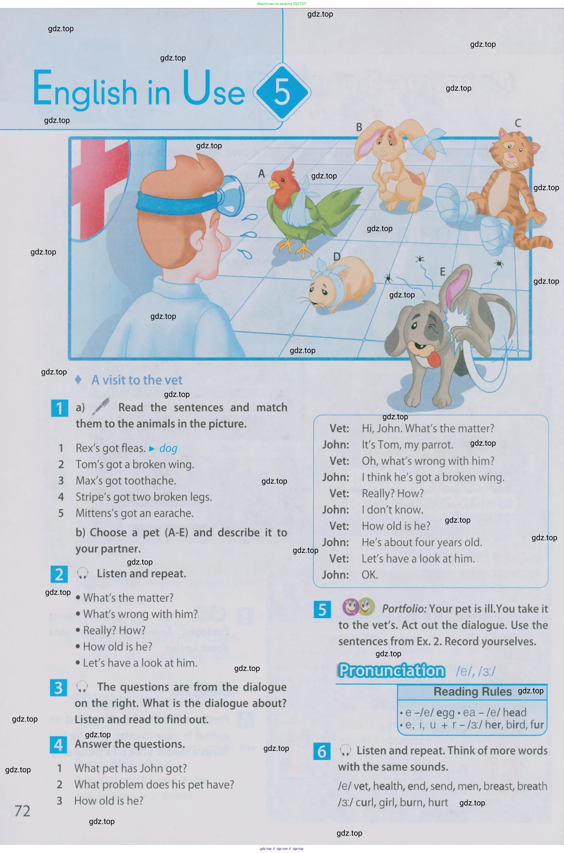 Английский язык (english), 5 класс Учебник (Student's book), авторы: Ваулина Юлия Евгеньевна (Vaulina Julia), Дули Дженни (Dooley Jenny), Подоляко Ольга Евгеньевна (Podolyako Olga), Эванс Вирджиния (Evans Virginia), издательство Просвещение, Москва, 2023, жёлтого цвета, страница 72