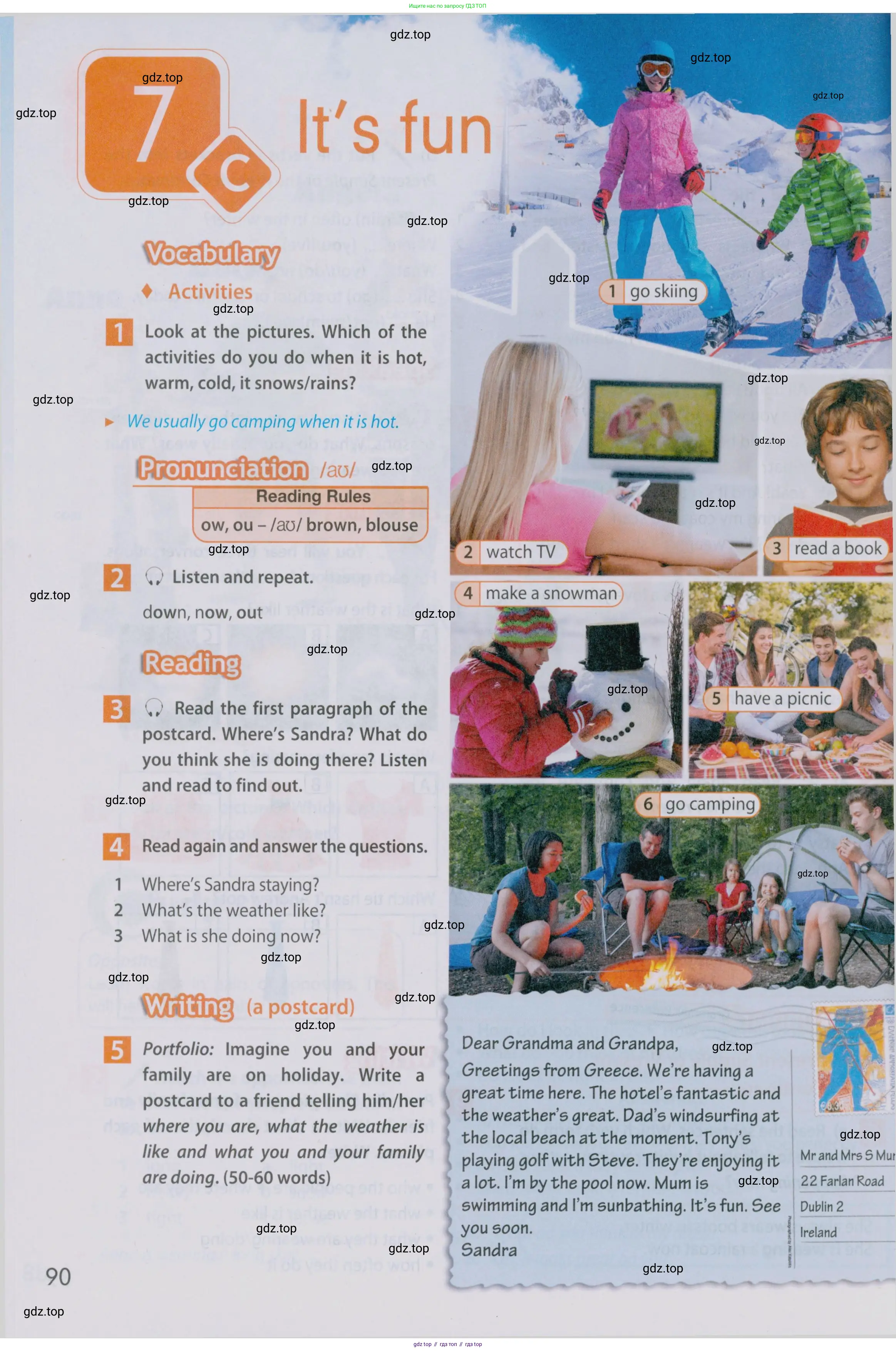 Английский язык (english), 5 класс Учебник (Student's book), авторы: Ваулина Юлия Евгеньевна (Vaulina Julia), Дули Дженни (Dooley Jenny), Подоляко Ольга Евгеньевна (Podolyako Olga), Эванс Вирджиния (Evans Virginia), издательство Просвещение, Москва, 2023, жёлтого цвета, страница 90