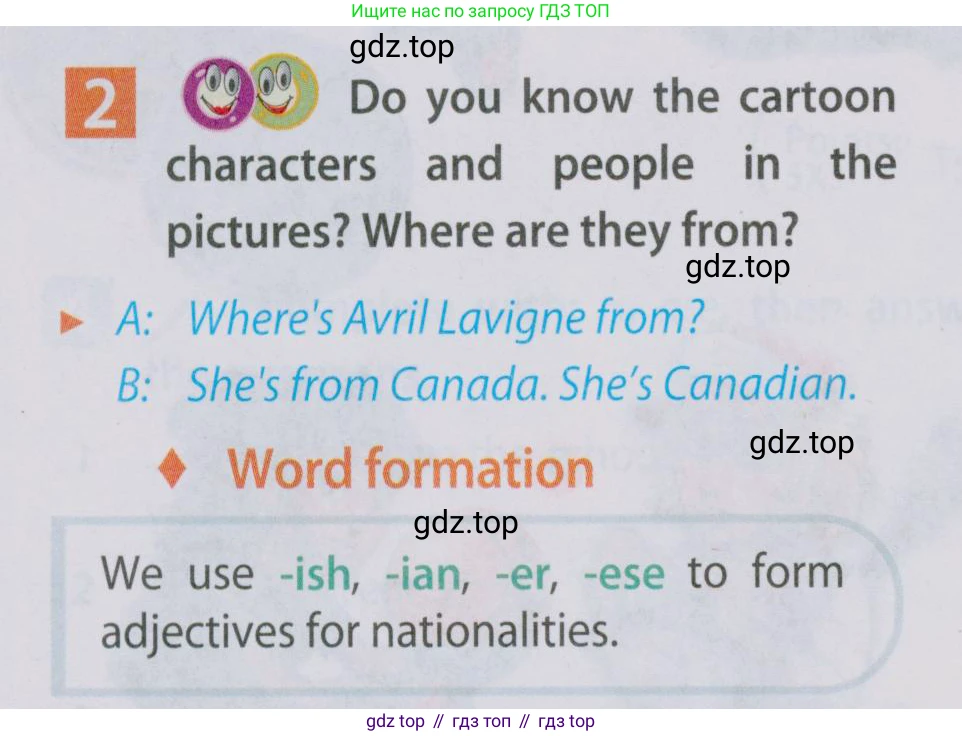 Английский язык (english), 5 класс Учебник (Student's book), авторы: Ваулина Юлия Евгеньевна (Vaulina Julia), Дули Дженни (Dooley Jenny), Подоляко Ольга Евгеньевна (Podolyako Olga), Эванс Вирджиния (Evans Virginia), издательство Просвещение, Москва, 2023, жёлтого цвета, страница 36, номер 2, Условие 2019-2022