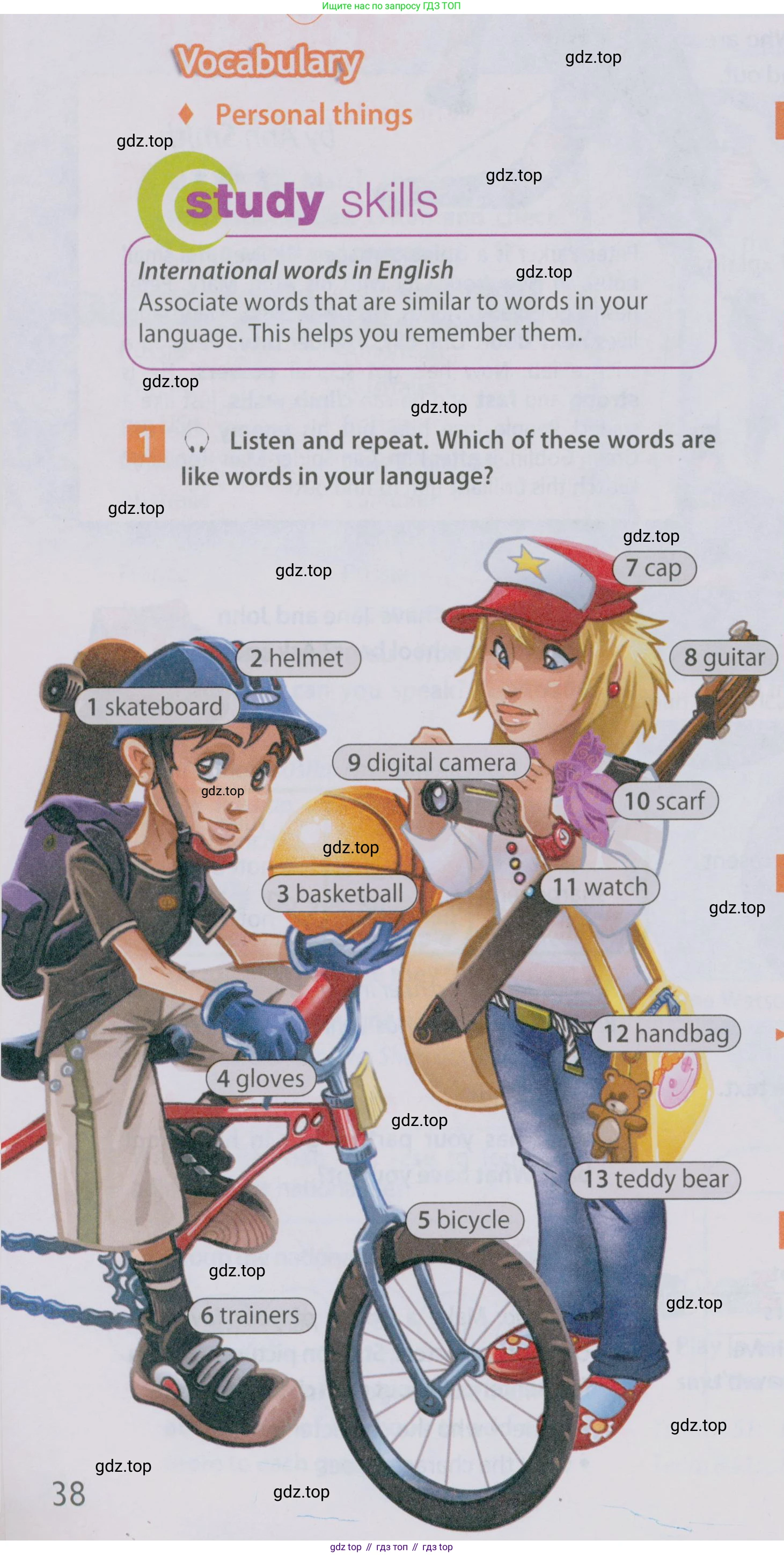 Английский язык (english), 5 класс Учебник (Student's book), авторы: Ваулина Юлия Евгеньевна (Vaulina Julia), Дули Дженни (Dooley Jenny), Подоляко Ольга Евгеньевна (Podolyako Olga), Эванс Вирджиния (Evans Virginia), издательство Просвещение, Москва, 2023, жёлтого цвета, страница 38, номер 1, Условие 2019-2022