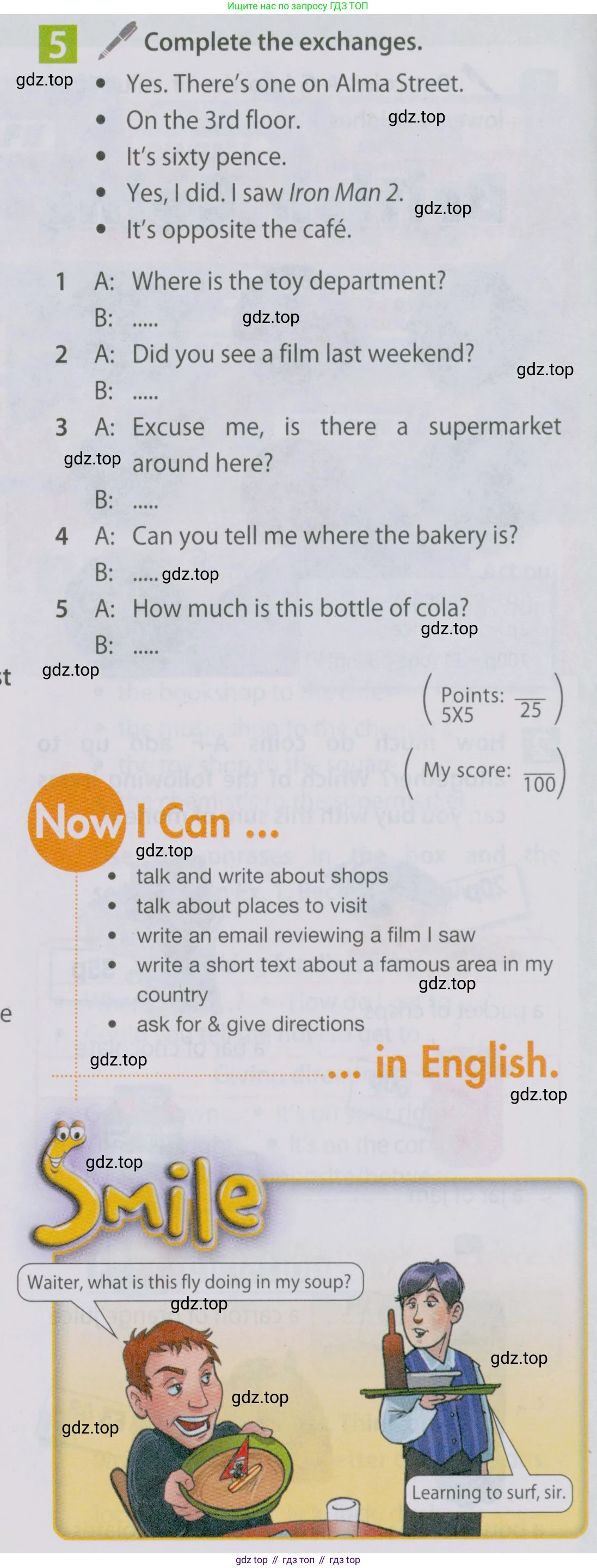 Английский язык (english), 5 класс Учебник (Student's book), авторы: Ваулина Юлия Евгеньевна (Vaulina Julia), Дули Дженни (Dooley Jenny), Подоляко Ольга Евгеньевна (Podolyako Olga), Эванс Вирджиния (Evans Virginia), издательство Просвещение, Москва, 2023, жёлтого цвета, страница 114, номер 5, Условие 2019-2022