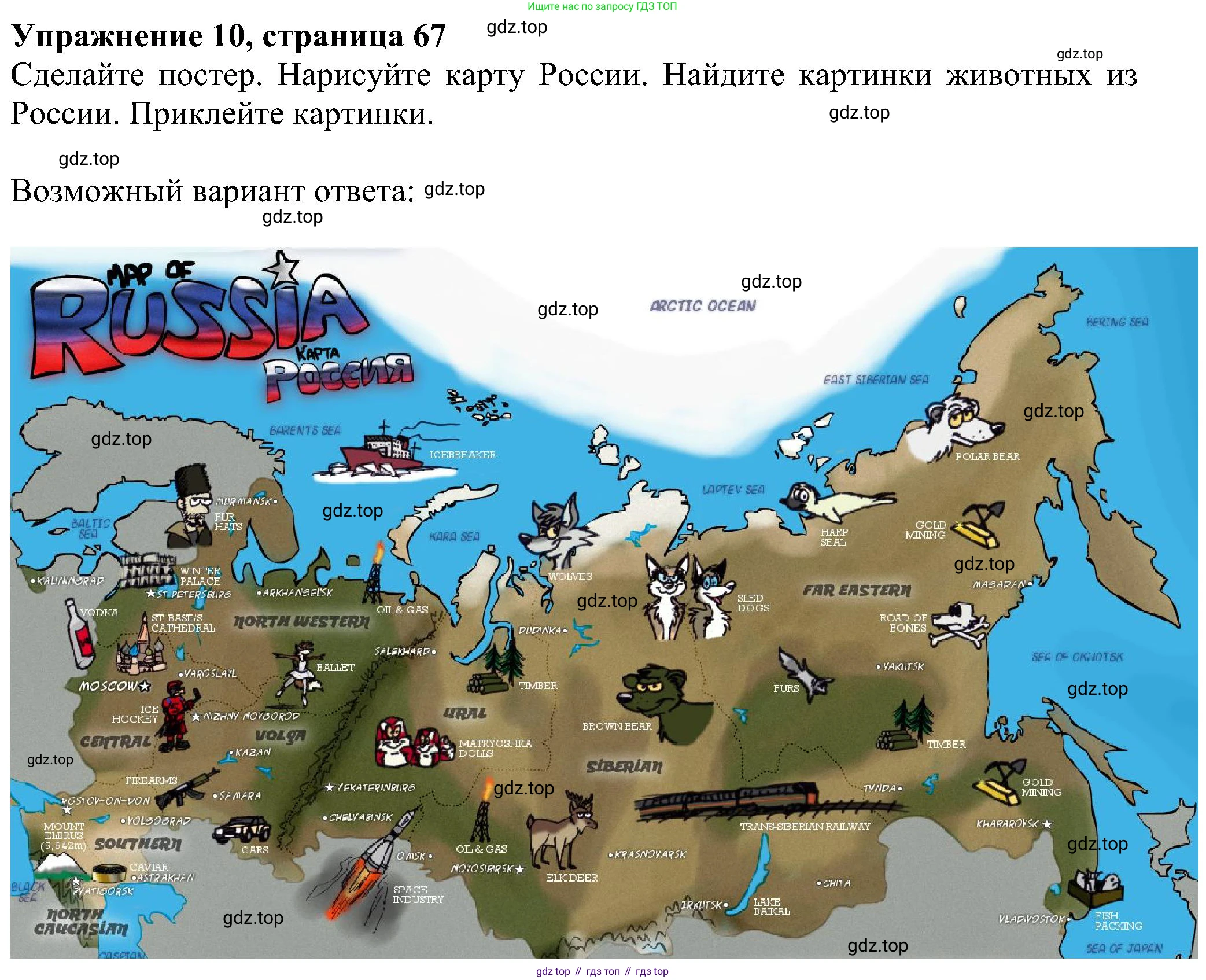 ГДЗ Английский язык (english), 5 класс Учебник (Student's book), авторы: Ваулина Юлия Евгеньевна (Vaulina Julia), Дули Дженни (Dooley Jenny), Подоляко Ольга Евгеньевна (Podolyako Olga), Эванс Вирджиния (Evans Virginia), издательство Просвещение, Москва, 2023, жёлтого цвета, страница 67, номер 10, Решение 1 (2023-2027)