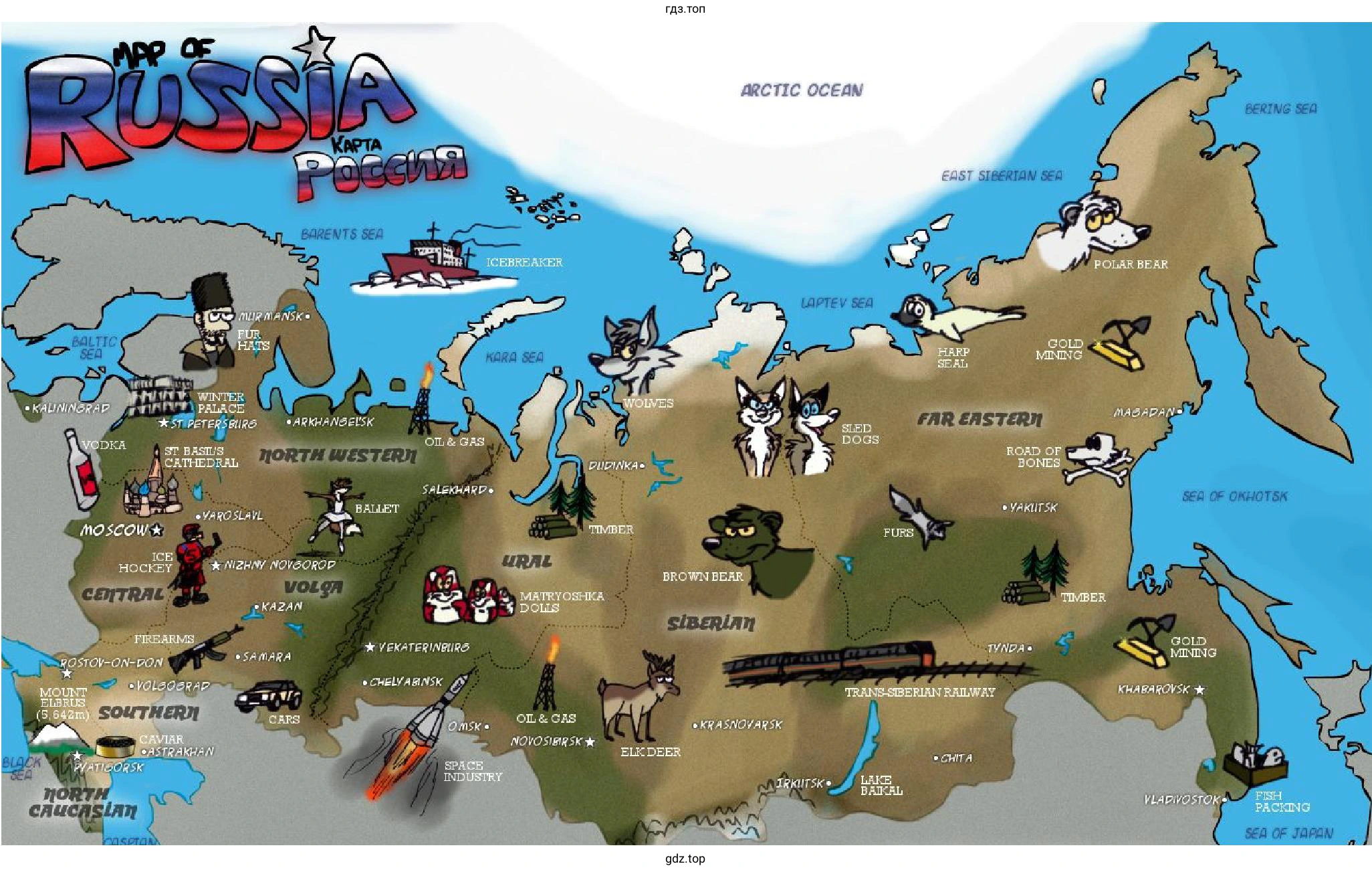 Map of Russia