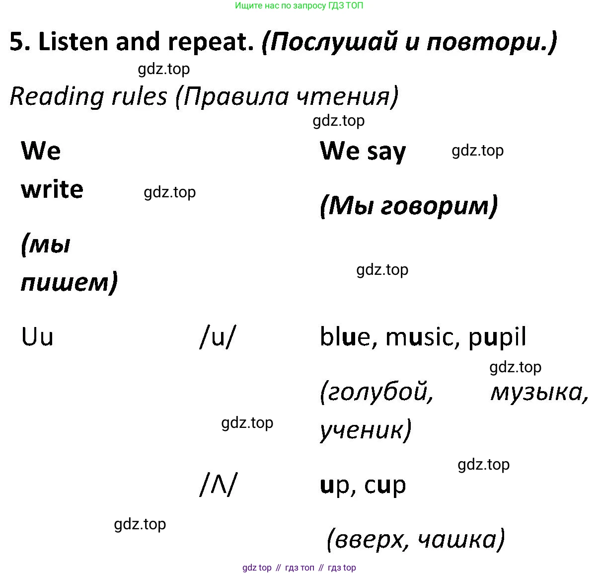 ГДЗ Английский язык (english), 5 класс Учебник (Student's book), авторы: Ваулина Юлия Евгеньевна (Vaulina Julia), Дули Дженни (Dooley Jenny), Подоляко Ольга Евгеньевна (Podolyako Olga), Эванс Вирджиния (Evans Virginia), издательство Просвещение, Москва, 2023, жёлтого цвета, страница 21, номер 5, Решение 2 (2023-2027)