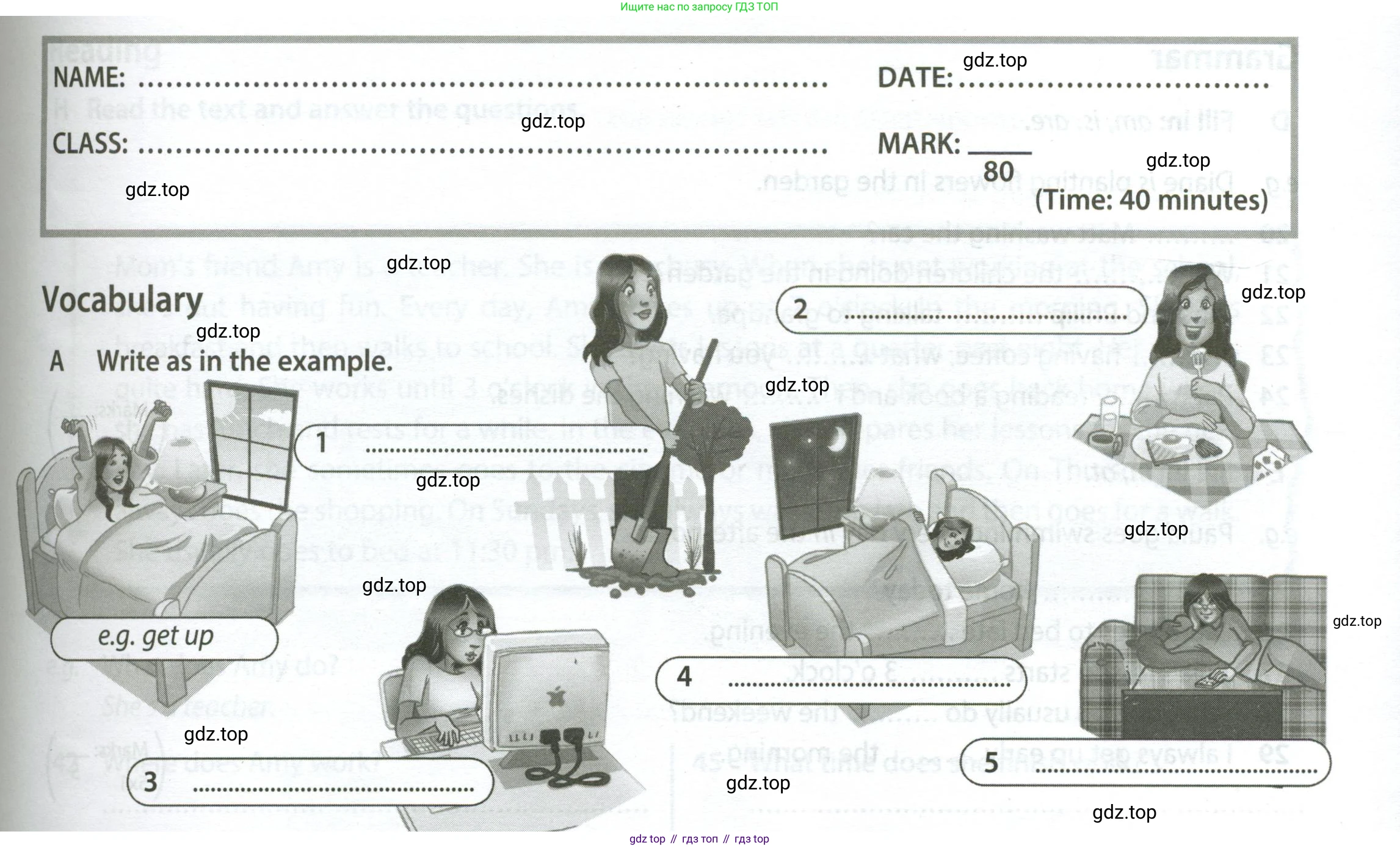 Английский язык (english), 5 класс контрольные задания (test booklet), авторы: Ваулина Юлия Евгеньевна (Vaulina Julia), Дули Дженни (Dooley Jenny), Подоляко Ольга Евгеньевна (Podolyako Olga), Эванс Вирджиния (Evans Virginia), издательство Просвещение, Москва, 2023, белого цвета, страница 53, номер A, Условие 2023-2027