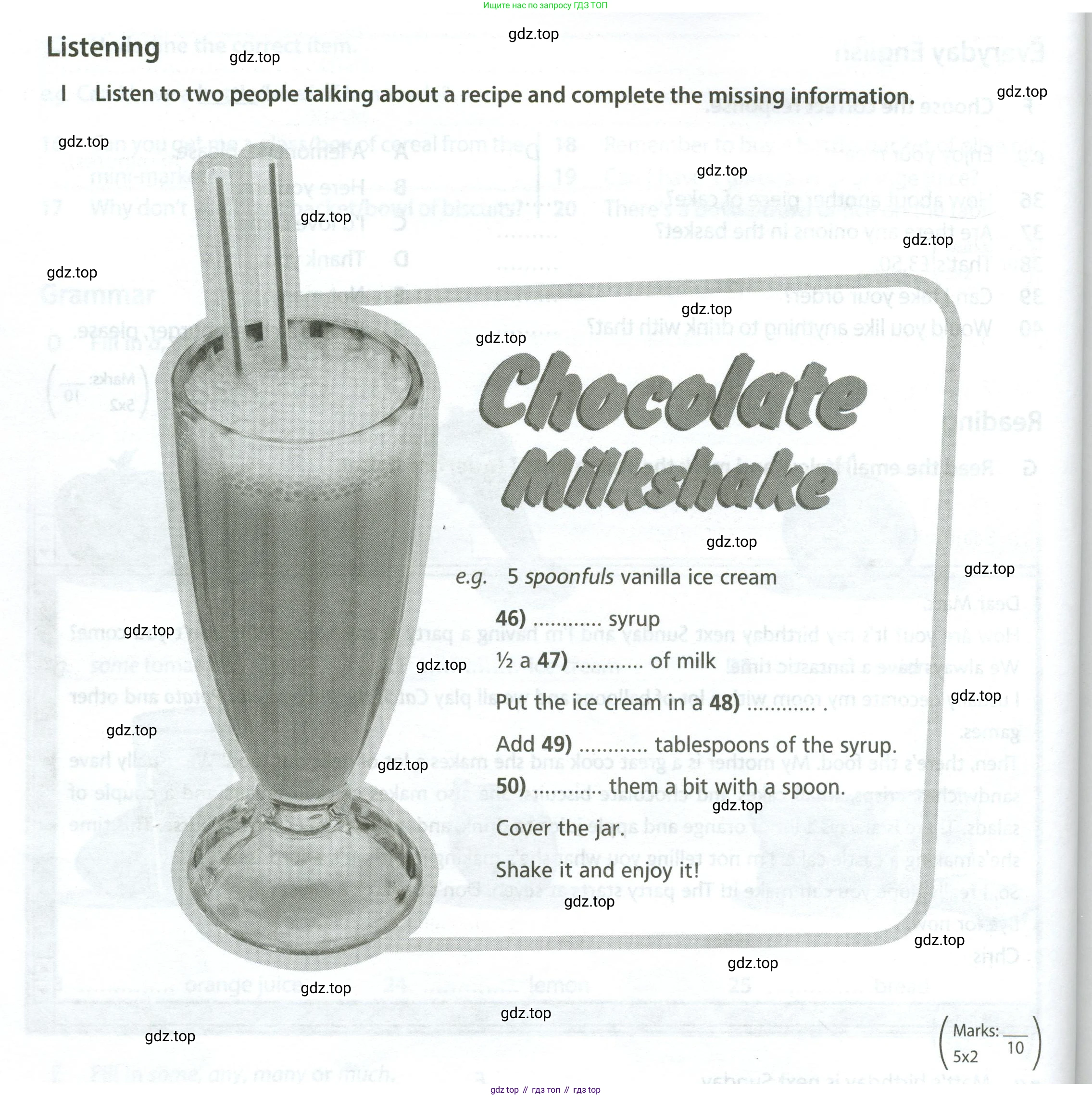 Английский язык (english), 5 класс контрольные задания (test booklet), авторы: Ваулина Юлия Евгеньевна (Vaulina Julia), Дули Дженни (Dooley Jenny), Подоляко Ольга Евгеньевна (Podolyako Olga), Эванс Вирджиния (Evans Virginia), издательство Просвещение, Москва, 2023, белого цвета, страница 72, номер I, Условие 2023-2027