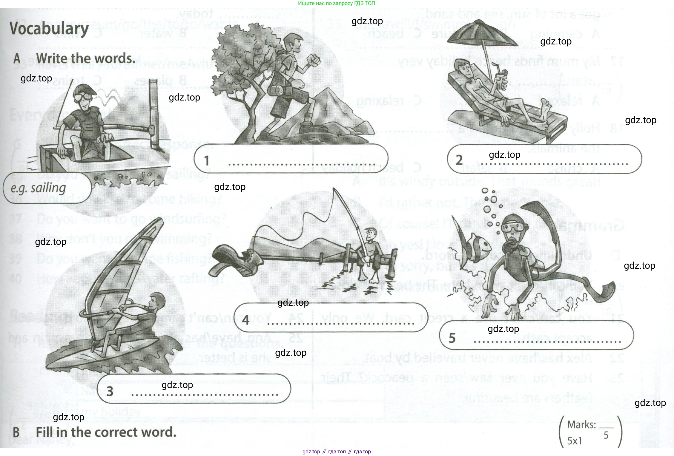 Английский язык (english), 5 класс контрольные задания (test booklet), авторы: Ваулина Юлия Евгеньевна (Vaulina Julia), Дули Дженни (Dooley Jenny), Подоляко Ольга Евгеньевна (Podolyako Olga), Эванс Вирджиния (Evans Virginia), издательство Просвещение, Москва, 2023, белого цвета, страница 85, номер A, Условие 2023-2027
