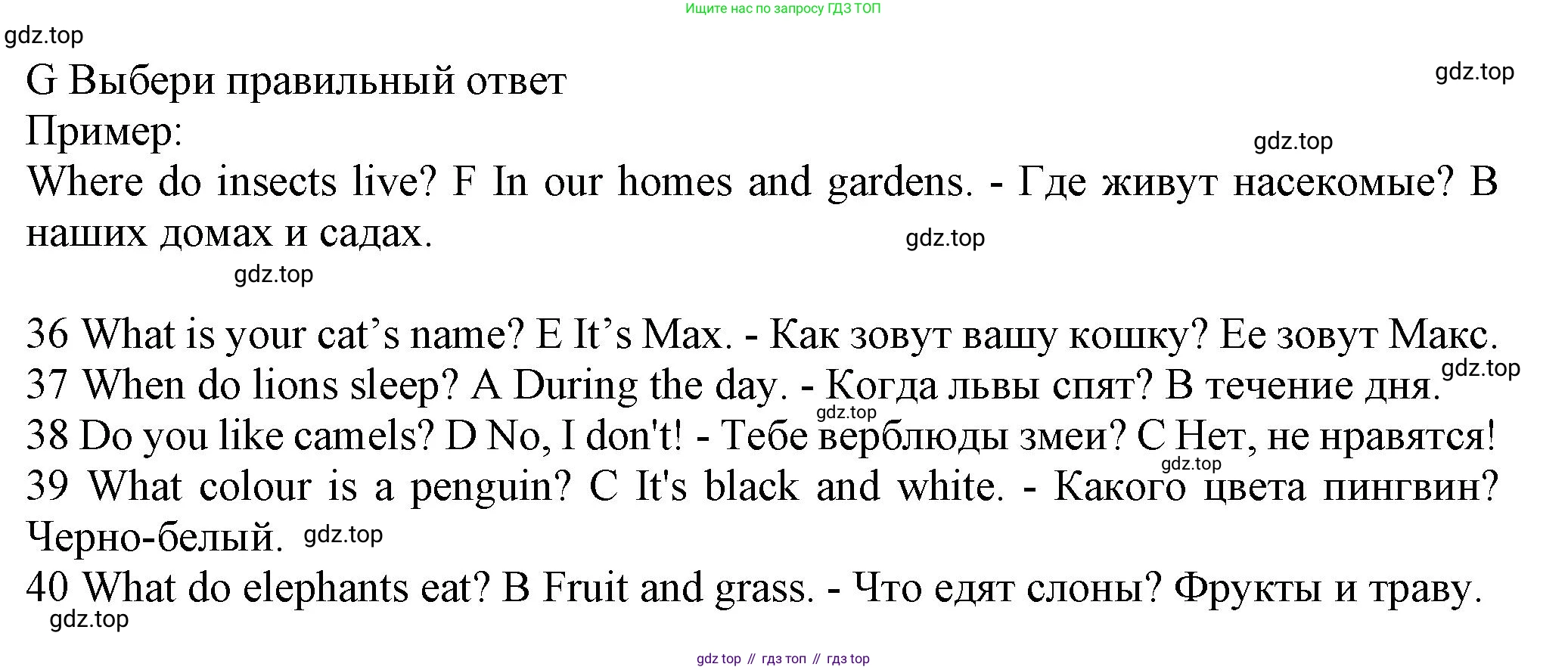 Английский язык (english), 5 класс контрольные задания (test booklet), авторы: Ваулина Юлия Евгеньевна (Vaulina Julia), Дули Дженни (Dooley Jenny), Подоляко Ольга Евгеньевна (Podolyako Olga), Эванс Вирджиния (Evans Virginia), издательство Просвещение, Москва, 2023, белого цвета, страница 42, номер G, Решение 1 (2023-2027)