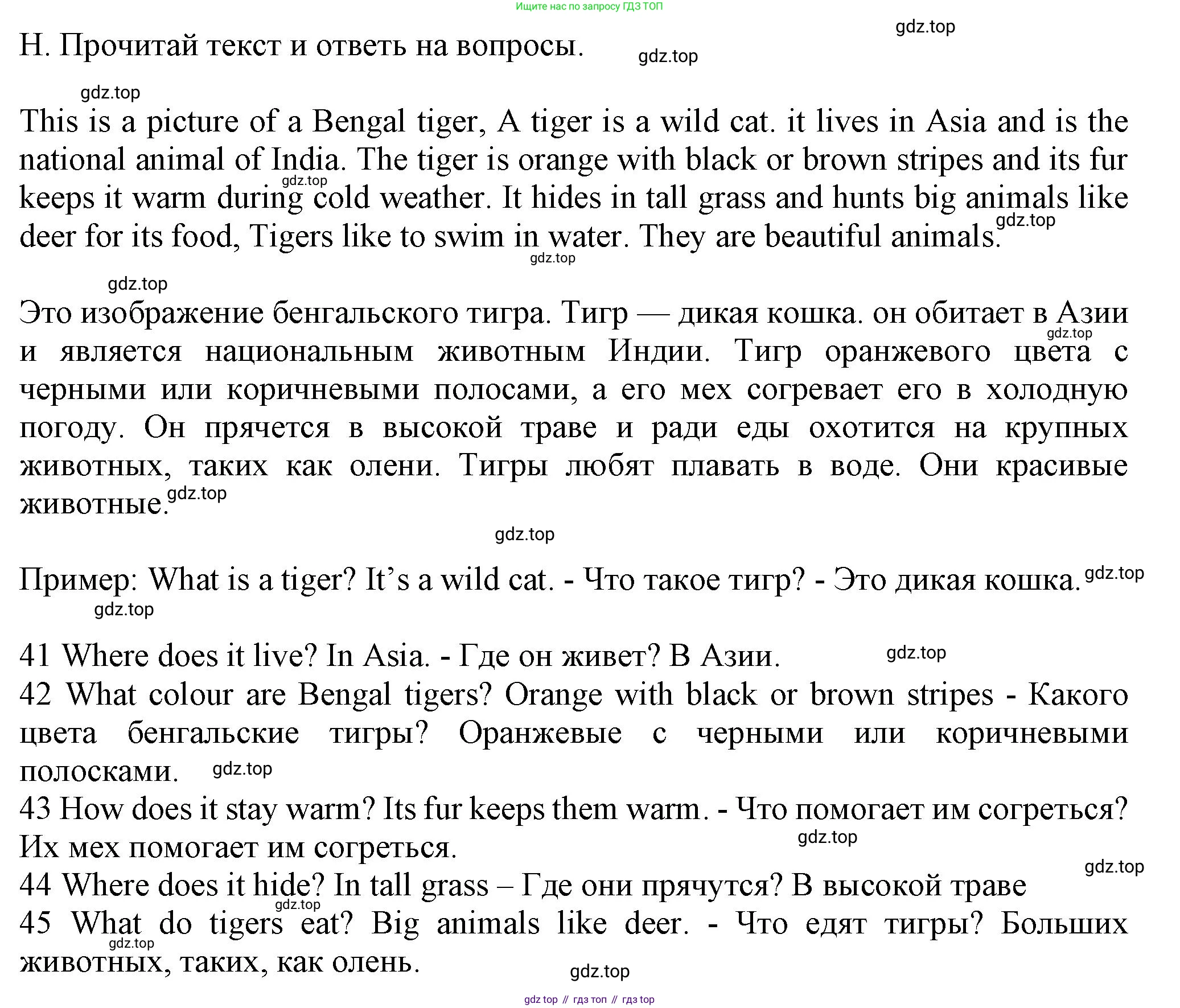 Английский язык (english), 5 класс контрольные задания (test booklet), авторы: Ваулина Юлия Евгеньевна (Vaulina Julia), Дули Дженни (Dooley Jenny), Подоляко Ольга Евгеньевна (Podolyako Olga), Эванс Вирджиния (Evans Virginia), издательство Просвещение, Москва, 2023, белого цвета, страница 43, номер H, Решение 1 (2023-2027)