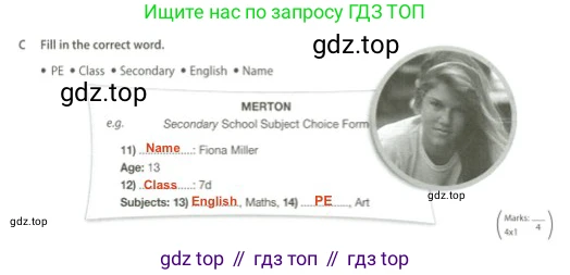 Английский язык (english), 5 класс контрольные задания (test booklet), авторы: Ваулина Юлия Евгеньевна (Vaulina Julia), Дули Дженни (Dooley Jenny), Подоляко Ольга Евгеньевна (Podolyako Olga), Эванс Вирджиния (Evans Virginia), издательство Просвещение, Москва, 2023, белого цвета, страница 5, номер C, Решение 2 (2023-2027)