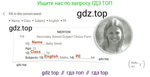 Английский язык (english), 5 класс контрольные задания (test booklet), авторы: Ваулина Юлия Евгеньевна (Vaulina Julia), Дули Дженни (Dooley Jenny), Подоляко Ольга Евгеньевна (Podolyako Olga), Эванс Вирджиния (Evans Virginia), издательство Просвещение, Москва, 2023, белого цвета, страница 9, номер C, Решение 2 (2023-2027)