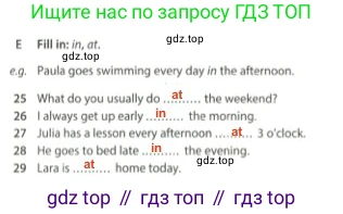Английский язык (english), 5 класс контрольные задания (test booklet), авторы: Ваулина Юлия Евгеньевна (Vaulina Julia), Дули Дженни (Dooley Jenny), Подоляко Ольга Евгеньевна (Podolyako Olga), Эванс Вирджиния (Evans Virginia), издательство Просвещение, Москва, 2023, белого цвета, страница 50, номер E, Решение 2 (2023-2027)