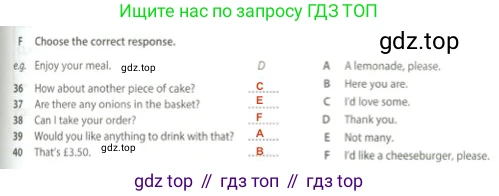 Английский язык (english), 5 класс контрольные задания (test booklet), авторы: Ваулина Юлия Евгеньевна (Vaulina Julia), Дули Дженни (Dooley Jenny), Подоляко Ольга Евгеньевна (Podolyako Olga), Эванс Вирджиния (Evans Virginia), издательство Просвещение, Москва, 2023, белого цвета, страница 67, номер F, Решение 2 (2023-2027)