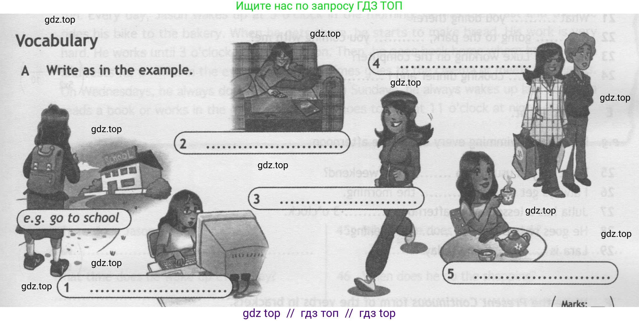 Английский язык (english), 5 класс контрольные задания (test booklet), авторы: Ваулина Юлия Евгеньевна (Vaulina Julia), Дули Дженни (Dooley Jenny), Подоляко Ольга Евгеньевна (Podolyako Olga), Эванс Вирджиния (Evans Virginia), издательство Просвещение, Москва, 2023, белого цвета, страница 49, номер A, Условие 2019-2022