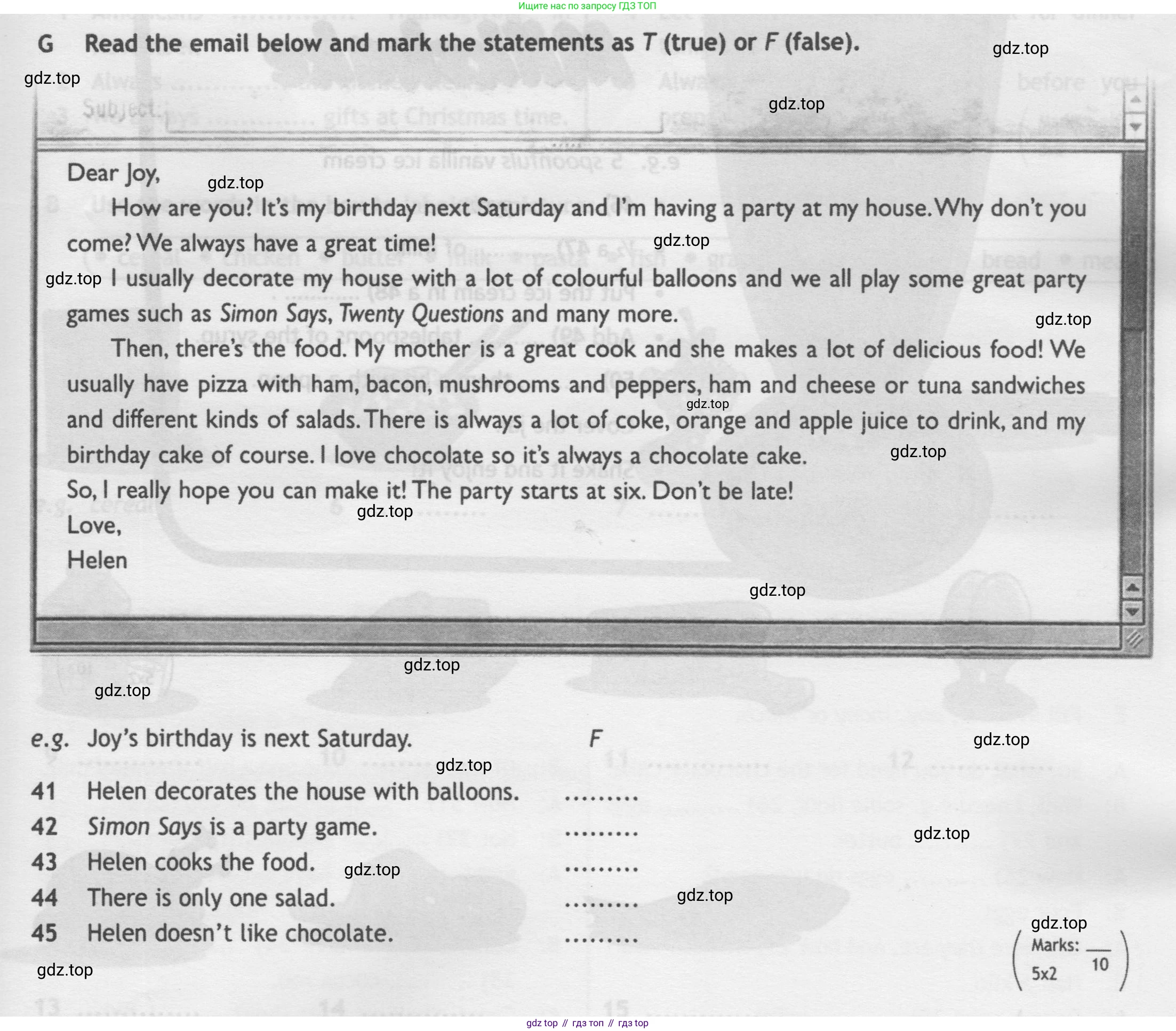 Английский язык (english), 5 класс контрольные задания (test booklet), авторы: Ваулина Юлия Евгеньевна (Vaulina Julia), Дули Дженни (Dooley Jenny), Подоляко Ольга Евгеньевна (Podolyako Olga), Эванс Вирджиния (Evans Virginia), издательство Просвещение, Москва, 2023, белого цвета, страница 67, номер G, Условие 2019-2022