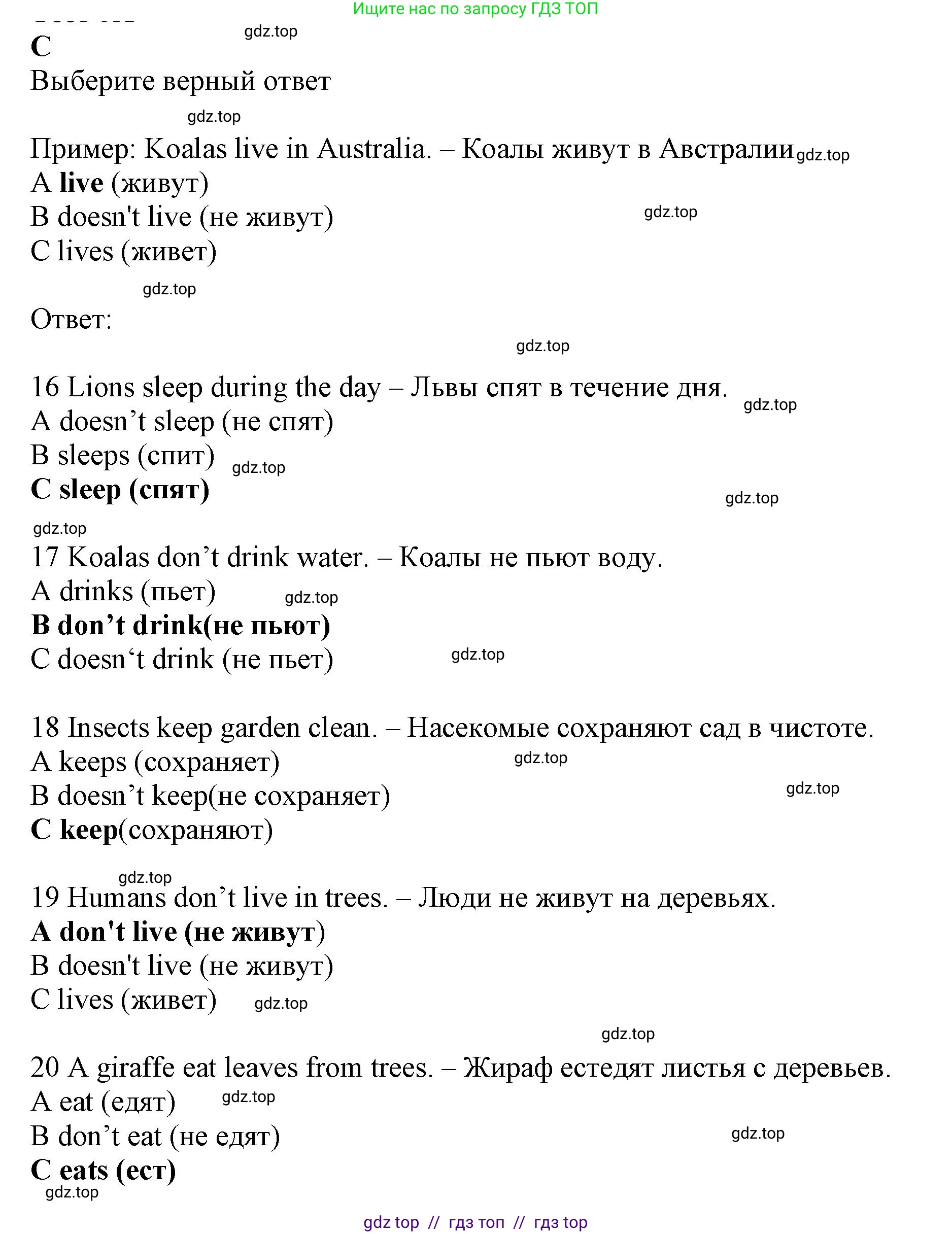 Английский язык (english), 5 класс контрольные задания (test booklet), авторы: Ваулина Юлия Евгеньевна (Vaulina Julia), Дули Дженни (Dooley Jenny), Подоляко Ольга Евгеньевна (Podolyako Olga), Эванс Вирджиния (Evans Virginia), издательство Просвещение, Москва, 2023, белого цвета, страница 37, номер C, Решение 1 (2019-2022)