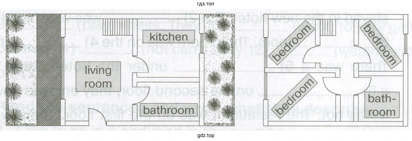 8. Look at the house plan and complete the text