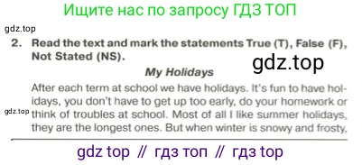 Английский язык (english), 5 класс Тренировочные упражнения в формате ОГЭ (ГИА), авторы: Ваулина Юлия Евгеньевна (Vaulina Julia), Подоляко Ольга Евгеньевна (Podolyako Olga), издательство Просвещение, Москва, 2023, оранжевого цвета, страница 116, номер 2, Решение 2