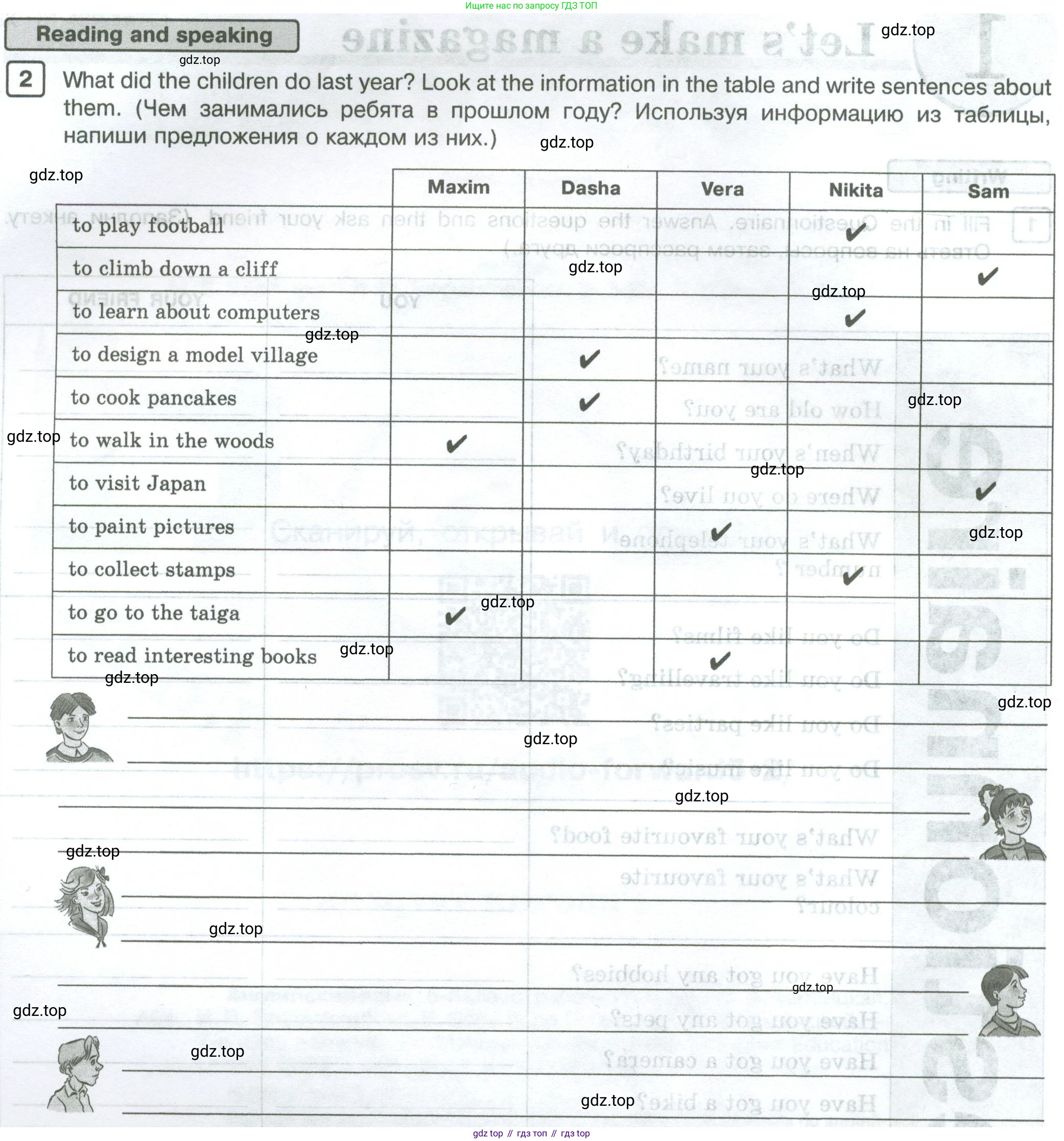 Английский язык (english), 5 класс Рабочая тетрадь (workbook), авторы: Вербицкая Мария Валерьевна (Verbitskaya Maria), Твердохлебова Ирина Петровна (Tverdohlebova Irina), Эббс Брайен (Abbs Brian), Уорелл Энн (Worrall Anne), Уорд Энн (Ward Ann), издательство Просвещение, Москва, 2023, страница 4, номер 2, Условие