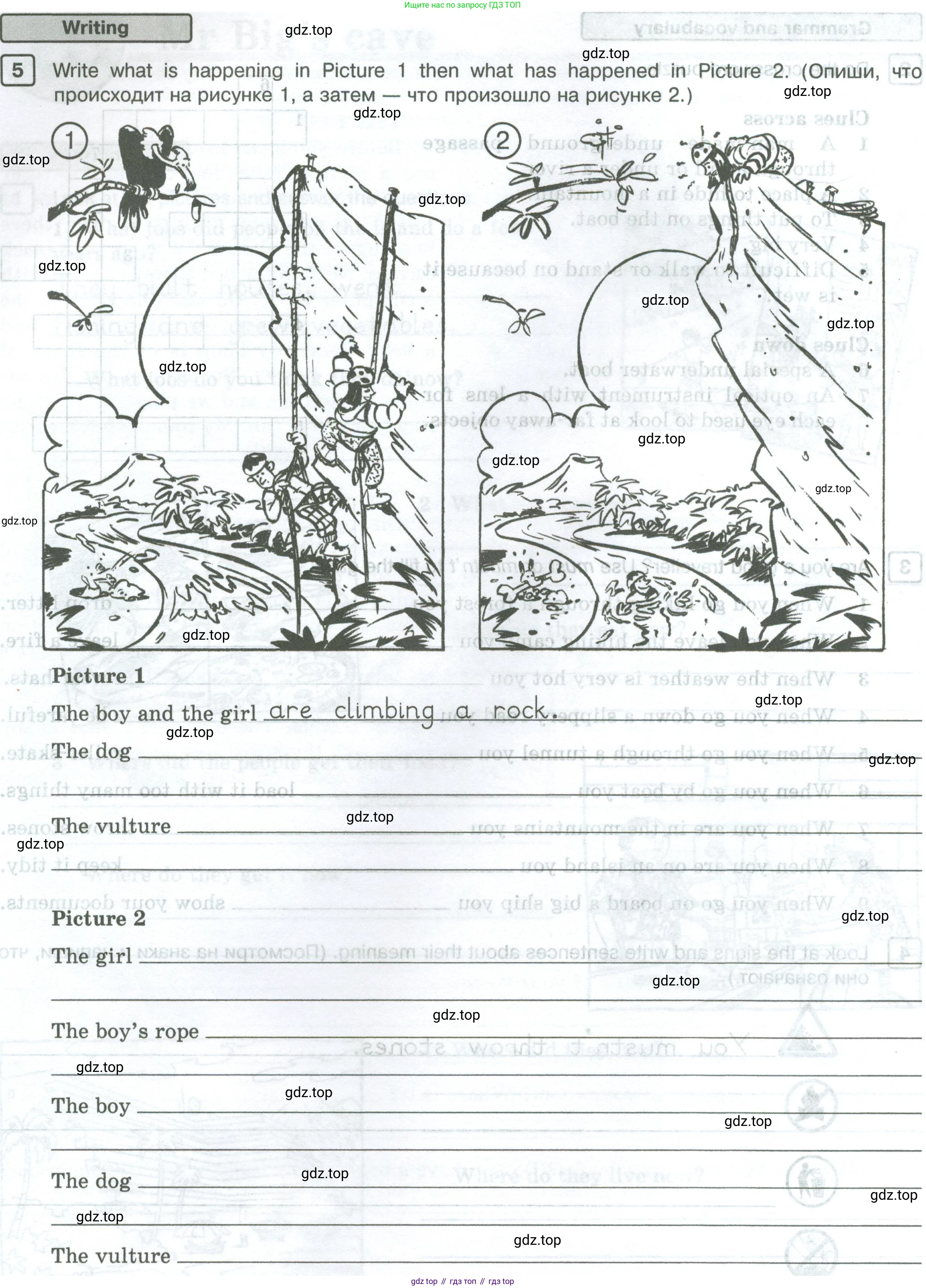 Английский язык (english), 5 класс Рабочая тетрадь (workbook), авторы: Вербицкая Мария Валерьевна (Verbitskaya Maria), Твердохлебова Ирина Петровна (Tverdohlebova Irina), Эббс Брайен (Abbs Brian), Уорелл Энн (Worrall Anne), Уорд Энн (Ward Ann), издательство Просвещение, Москва, 2023, страница 84, номер 5, Условие