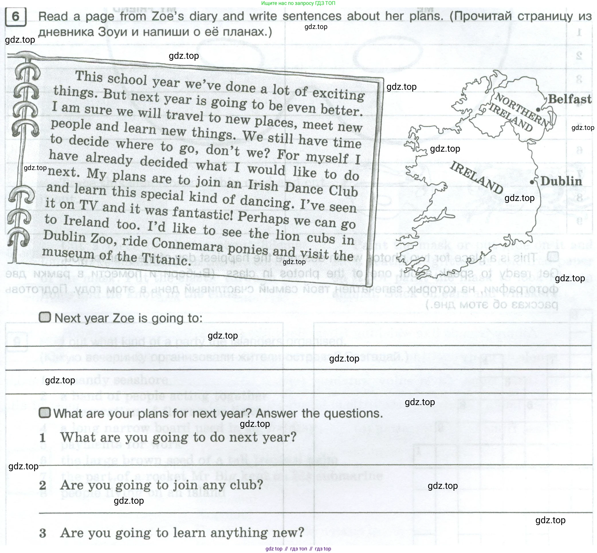 Английский язык (english), 5 класс Рабочая тетрадь (workbook), авторы: Вербицкая Мария Валерьевна (Verbitskaya Maria), Твердохлебова Ирина Петровна (Tverdohlebova Irina), Эббс Брайен (Abbs Brian), Уорелл Энн (Worrall Anne), Уорд Энн (Ward Ann), издательство Просвещение, Москва, 2023, страница 89, номер 6, Условие