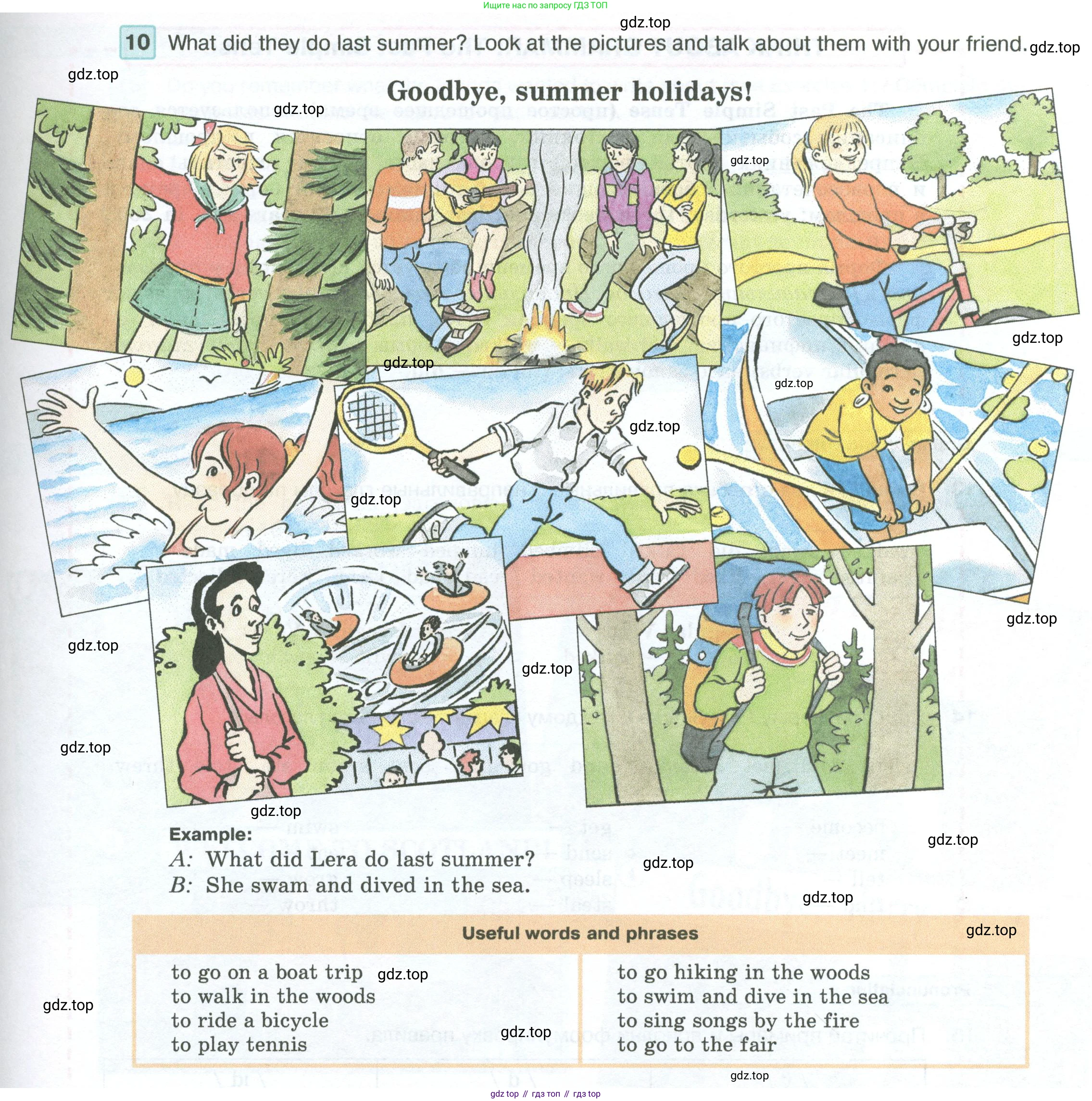 ГДЗ Английский язык (english), 5 класс Учебник (Student's book), авторы: Вербицкая Мария Валерьевна (Verbitskaya Maria), Эббс Брайен (Abbs Brian), Уорелл Энн (Worrall Anne), Уорд Энн (Ward Ann), издательство Просвещение, Москва, 2023, Часть ( Part) 1, страница 7, номер 10, Условие