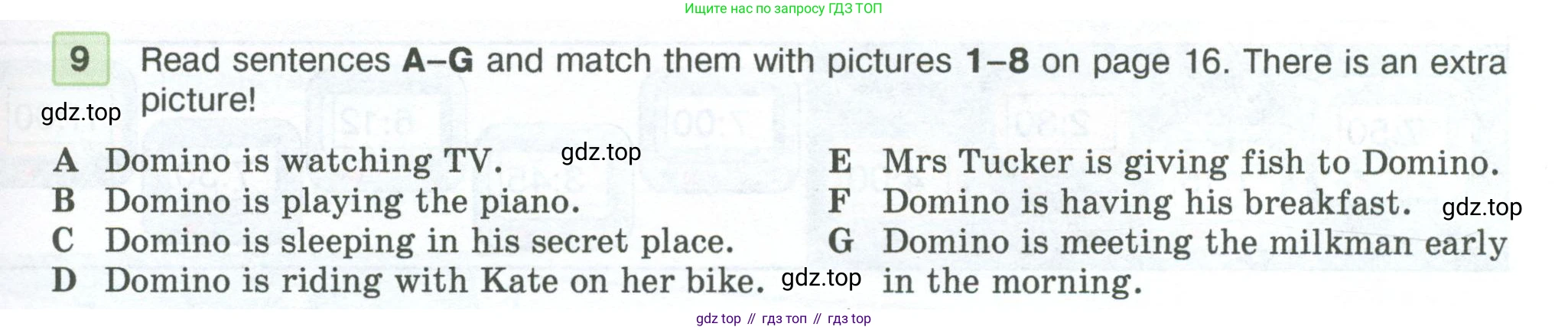 ГДЗ Английский язык (english), 5 класс Учебник (Student's book), авторы: Вербицкая Мария Валерьевна (Verbitskaya Maria), Эббс Брайен (Abbs Brian), Уорелл Энн (Worrall Anne), Уорд Энн (Ward Ann), издательство Просвещение, Москва, 2023, Часть ( Part) 1, страница 17, номер 9, Условие