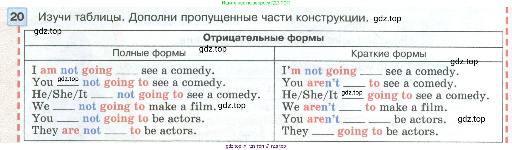 ГДЗ Английский язык (english), 5 класс Учебник (Student's book), авторы: Вербицкая Мария Валерьевна (Verbitskaya Maria), Эббс Брайен (Abbs Brian), Уорелл Энн (Worrall Anne), Уорд Энн (Ward Ann), издательство Просвещение, Москва, 2023, Часть ( Part) 1, страница 30, номер 20, Условие