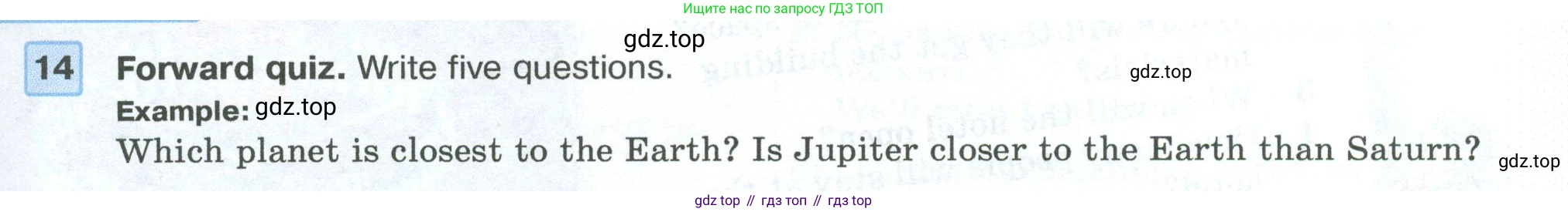 ГДЗ Английский язык (english), 5 класс Учебник (Student's book), авторы: Вербицкая Мария Валерьевна (Verbitskaya Maria), Эббс Брайен (Abbs Brian), Уорелл Энн (Worrall Anne), Уорд Энн (Ward Ann), издательство Просвещение, Москва, 2023, Часть ( Part) 1, страница 61, номер 14, Условие