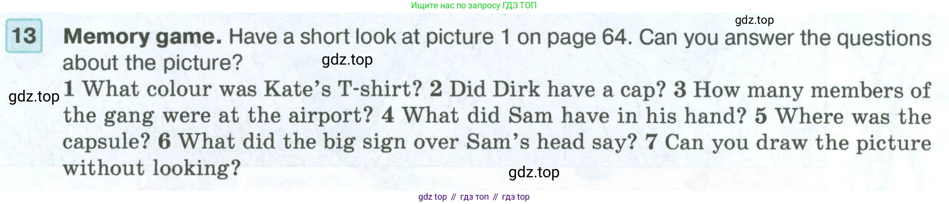 ГДЗ Английский язык (english), 5 класс Учебник (Student's book), авторы: Вербицкая Мария Валерьевна (Verbitskaya Maria), Эббс Брайен (Abbs Brian), Уорелл Энн (Worrall Anne), Уорд Энн (Ward Ann), издательство Просвещение, Москва, 2023, Часть ( Part) 1, страница 67, номер 13, Условие