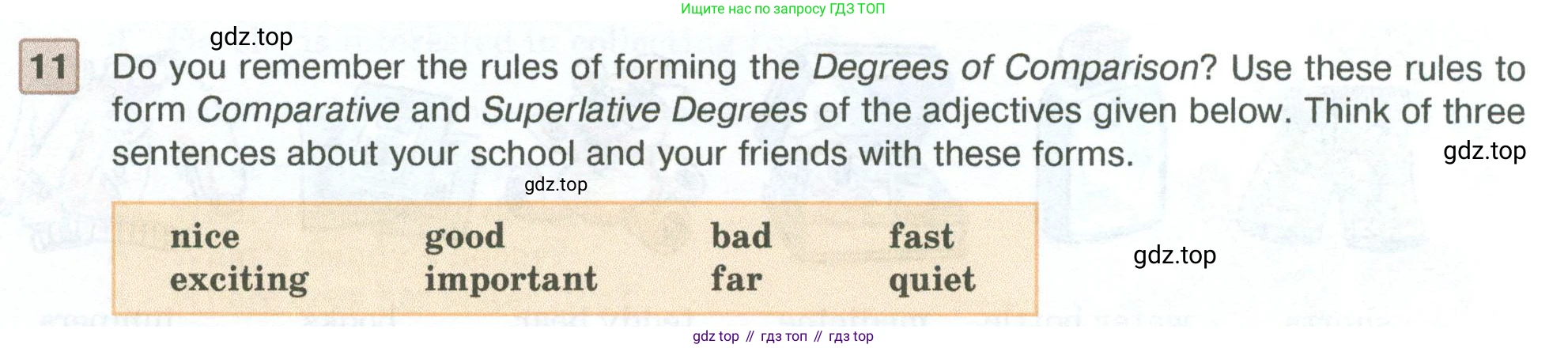 ГДЗ Английский язык (english), 5 класс Учебник (Student's book), авторы: Вербицкая Мария Валерьевна (Verbitskaya Maria), Эббс Брайен (Abbs Brian), Уорелл Энн (Worrall Anne), Уорд Энн (Ward Ann), издательство Просвещение, Москва, 2023, Часть ( Part) 1, страница 82, номер 11, Условие
