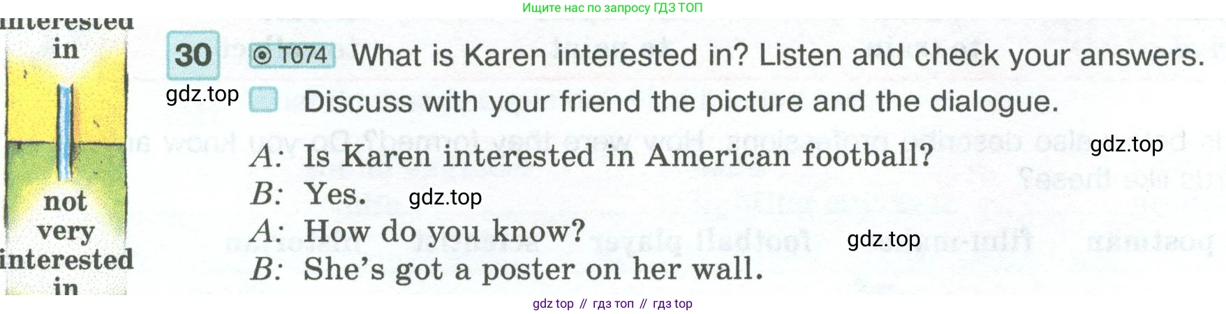 ГДЗ Английский язык (english), 5 класс Учебник (Student's book), авторы: Вербицкая Мария Валерьевна (Verbitskaya Maria), Эббс Брайен (Abbs Brian), Уорелл Энн (Worrall Anne), Уорд Энн (Ward Ann), издательство Просвещение, Москва, 2023, Часть ( Part) 2, страница 20, номер 30, Условие