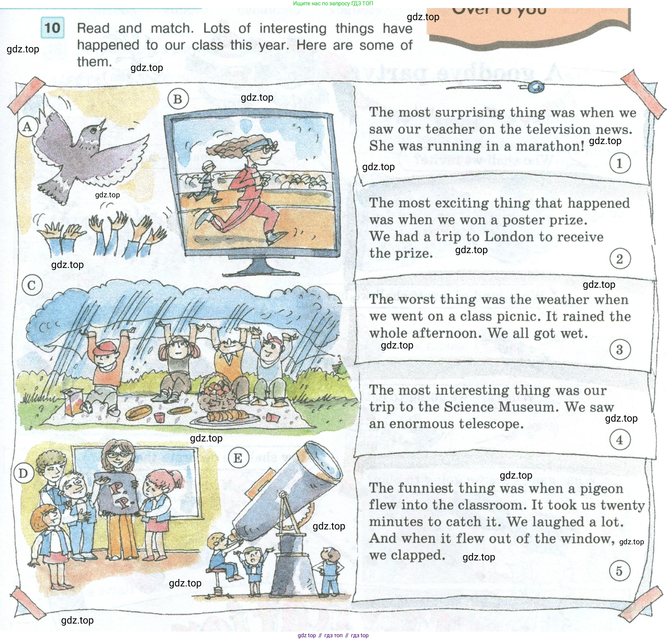 ГДЗ Английский язык (english), 5 класс Учебник (Student's book), авторы: Вербицкая Мария Валерьевна (Verbitskaya Maria), Эббс Брайен (Abbs Brian), Уорелл Энн (Worrall Anne), Уорд Энн (Ward Ann), издательство Просвещение, Москва, 2023, Часть ( Part) 2, страница 73, номер 10, Условие