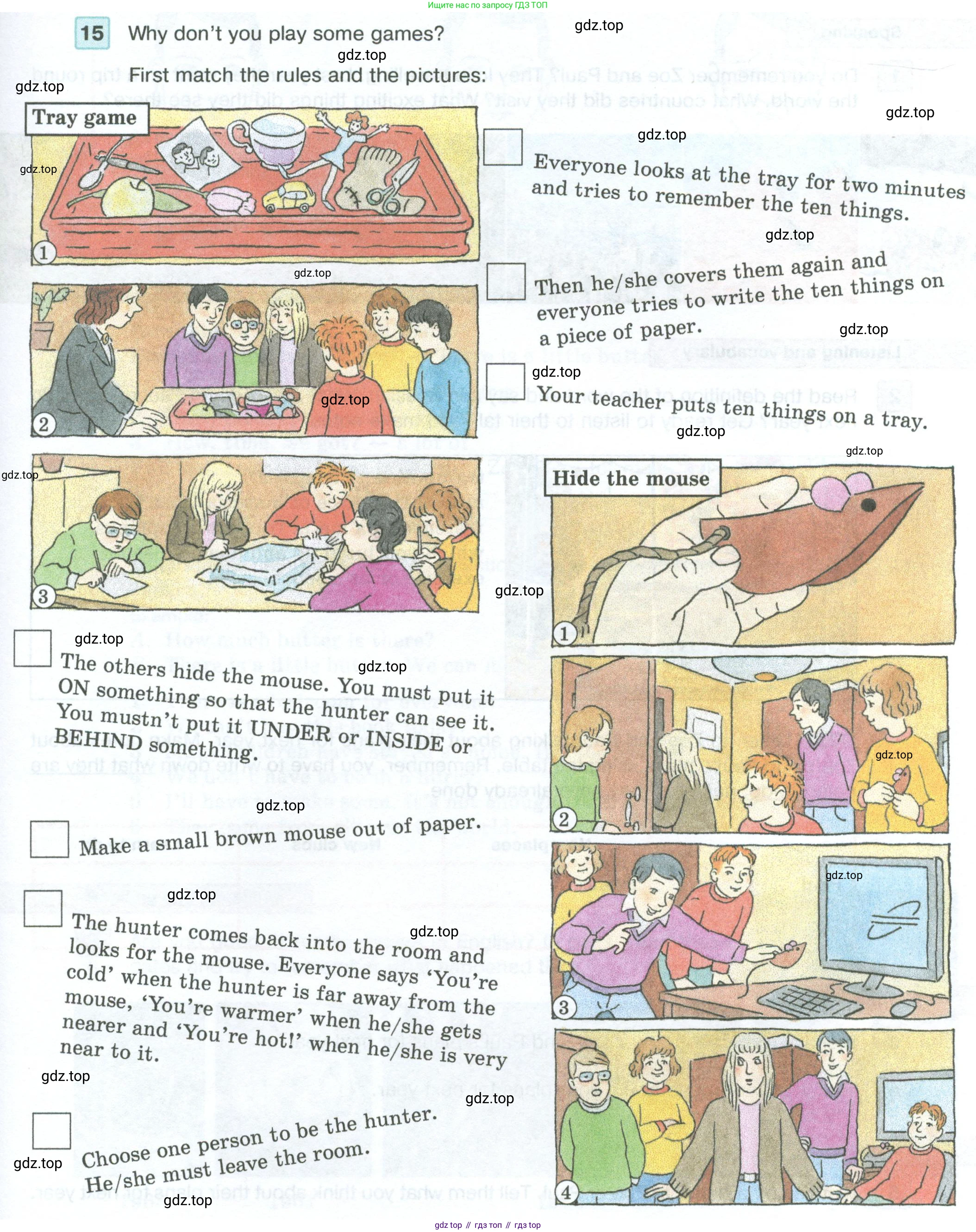 ГДЗ Английский язык (english), 5 класс Учебник (Student's book), авторы: Вербицкая Мария Валерьевна (Verbitskaya Maria), Эббс Брайен (Abbs Brian), Уорелл Энн (Worrall Anne), Уорд Энн (Ward Ann), издательство Просвещение, Москва, 2023, Часть ( Part) 2, страница 75, номер 15, Условие