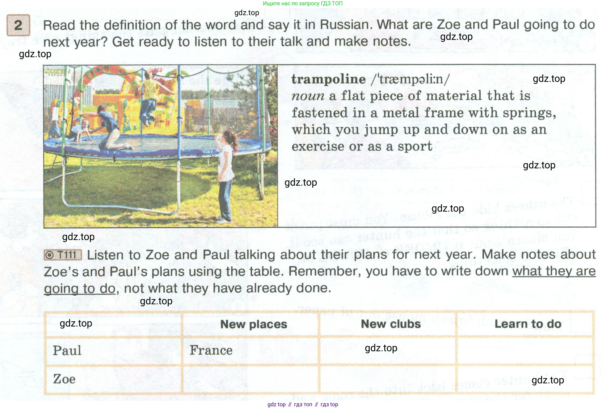 ГДЗ Английский язык (english), 5 класс Учебник (Student's book), авторы: Вербицкая Мария Валерьевна (Verbitskaya Maria), Эббс Брайен (Abbs Brian), Уорелл Энн (Worrall Anne), Уорд Энн (Ward Ann), издательство Просвещение, Москва, 2023, Часть ( Part) 2, страница 76, номер 2, Условие