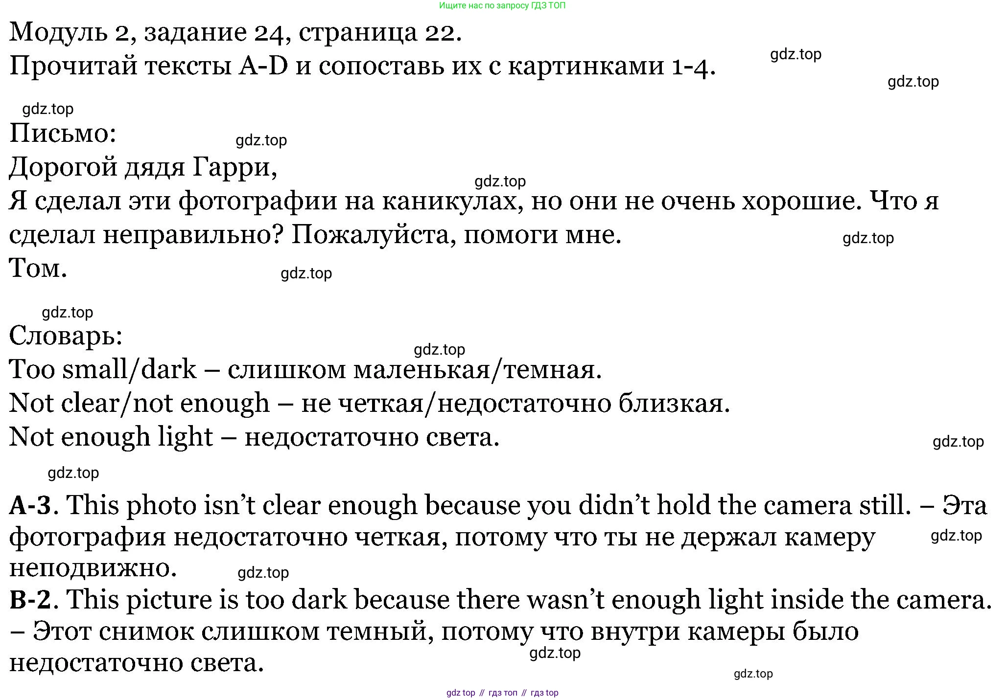 ГДЗ Английский язык (english), 5 класс Учебник (Student's book), авторы: Вербицкая Мария Валерьевна (Verbitskaya Maria), Эббс Брайен (Abbs Brian), Уорелл Энн (Worrall Anne), Уорд Энн (Ward Ann), издательство Просвещение, Москва, 2023, Часть ( Part) 1, страница 22, номер 24, Решение