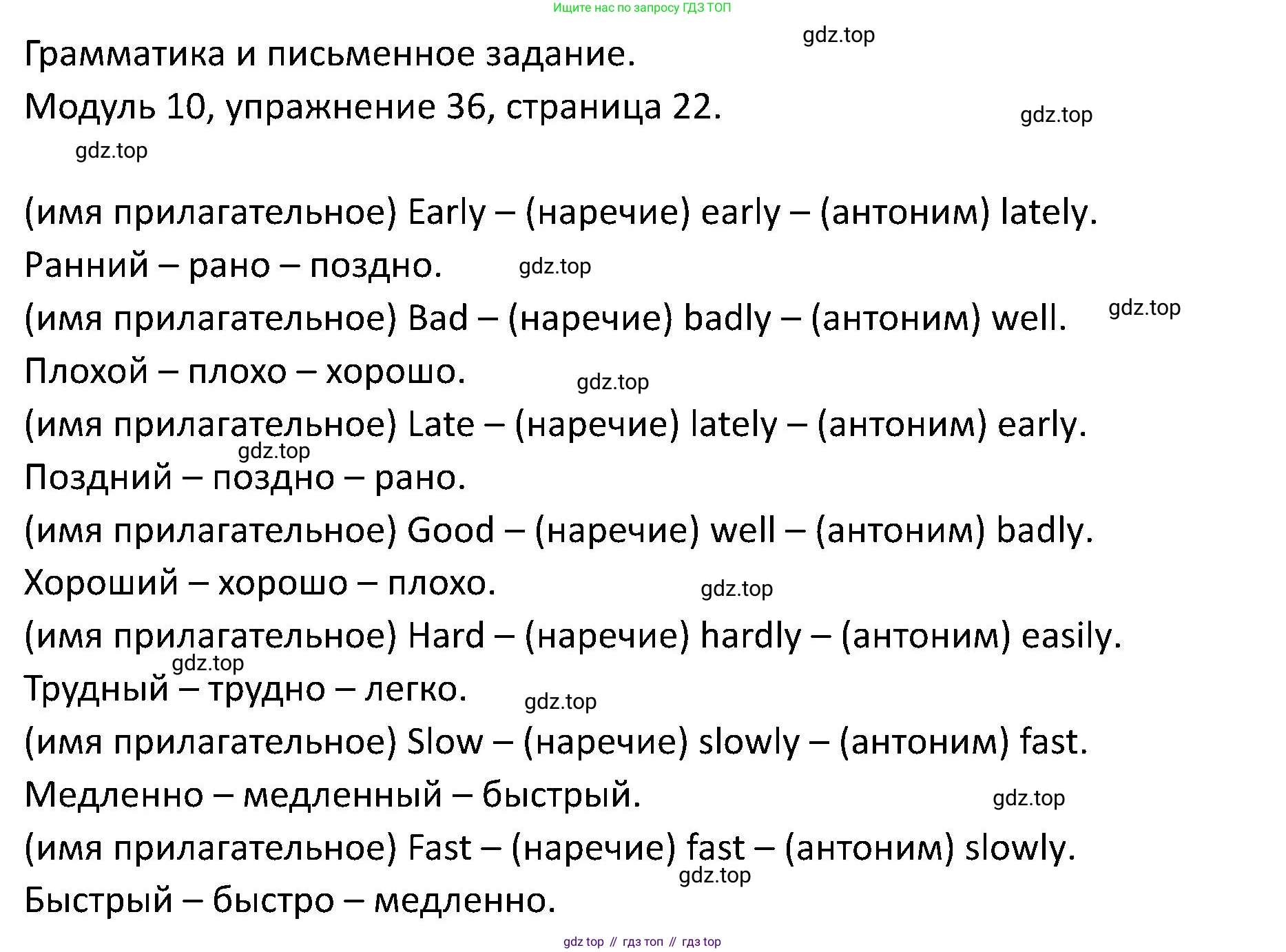 ГДЗ Английский язык (english), 5 класс Учебник (Student's book), авторы: Вербицкая Мария Валерьевна (Verbitskaya Maria), Эббс Брайен (Abbs Brian), Уорелл Энн (Worrall Anne), Уорд Энн (Ward Ann), издательство Просвещение, Москва, 2023, Часть ( Part) 2, страница 22, номер 36, Решение
