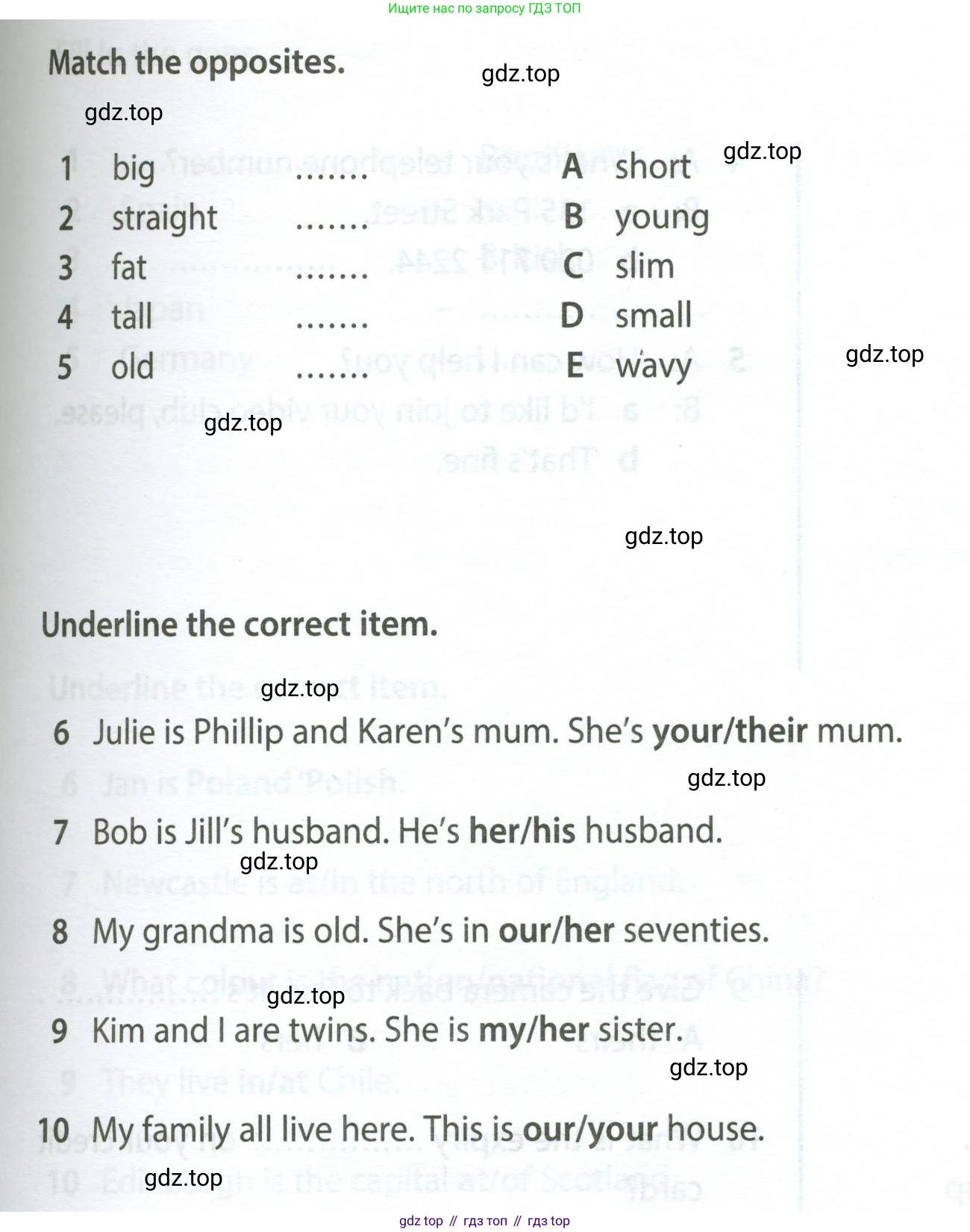 ГДЗ Английский язык (english), 6 класс контрольные задания (test booklet), авторы: Ваулина Юлия Евгеньевна (Vaulina Julia), Дули Дженни (Dooley Jenny), Подоляко Ольга Евгеньевна (Podolyako Olga), Эванс Вирджиния (Evans Virginia), издательство Просвещение, Москва, 2023, зелёного цвета, страница 89, номер 1a, Условие 2023-2027