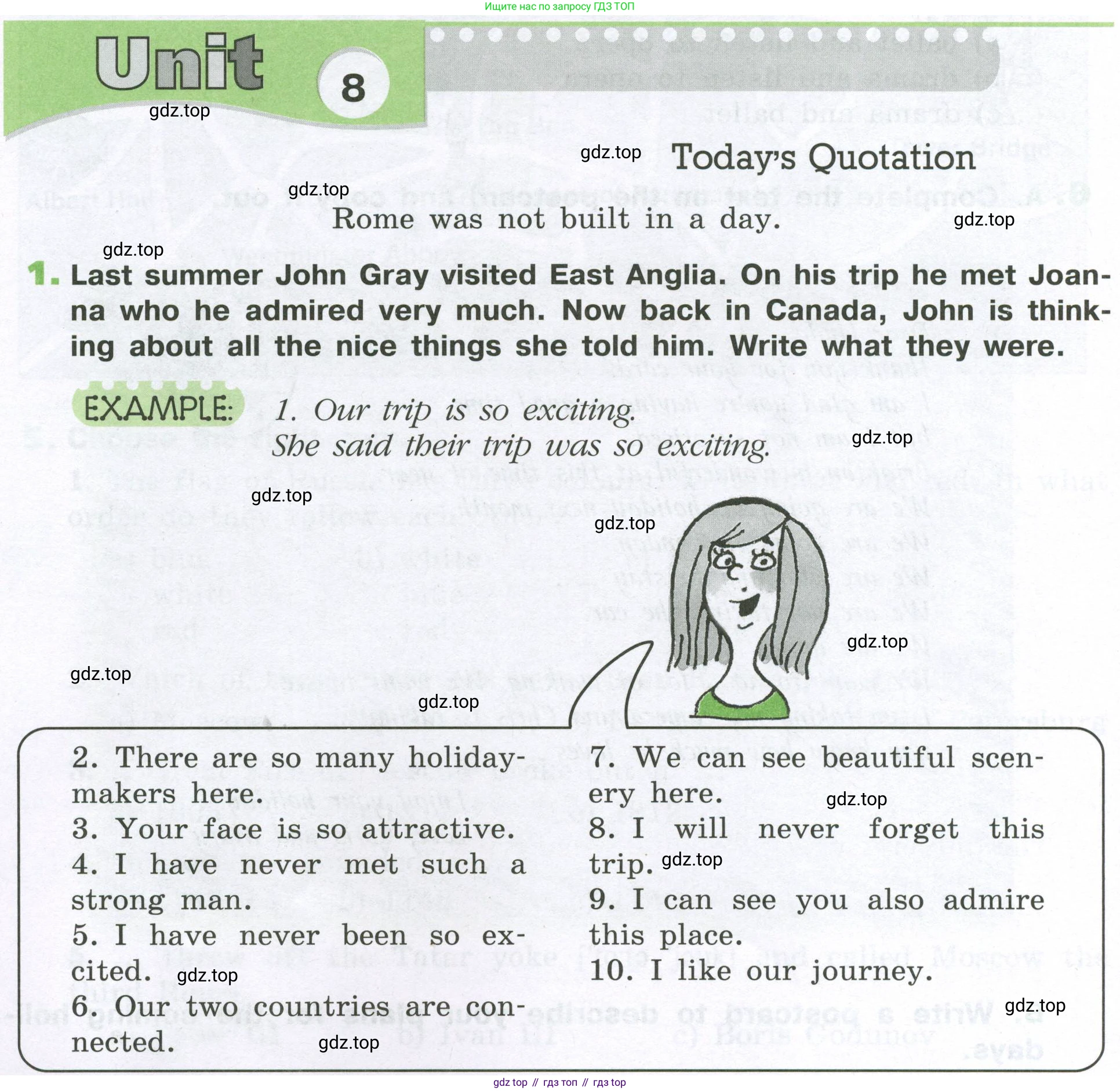 ГДЗ Английский язык (english), 6 класс рабочая тетрадь (activity book), авторы: Афанасьева Ольга Васильевна (Afanasyeva Olga), Михеева Ирина Владимировна (Mikheeva Irina), издательство Просвещение, Москва, 2023, зелёного цвета, страница 36, номер 1, Условие