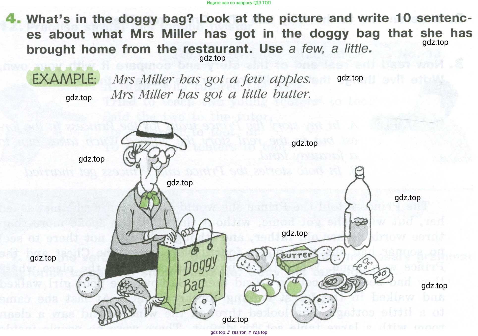 ГДЗ Английский язык (english), 6 класс рабочая тетрадь (activity book), авторы: Афанасьева Ольга Васильевна (Afanasyeva Olga), Михеева Ирина Владимировна (Mikheeva Irina), издательство Просвещение, Москва, 2023, зелёного цвета, страница 96, номер 4, Условие