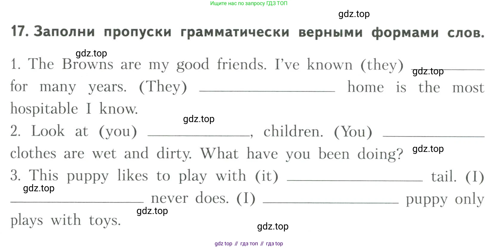 ГДЗ Английский язык (english), 6 класс Тренировочные упражнения для подготовки к ОГЭ (exam practice), авторы: Афанасьева Ольга Васильевна (Afanasyeva Olga), Михеева Ирина Владимировна (Mikheeva Irina), Баранова Ксения Михайловна (Baranova Ksenia), Пушинина Ирина Владимировна, издательство Просвещение, Москва, 2023, зелёного цвета, страница 55, номер 17, Условие
