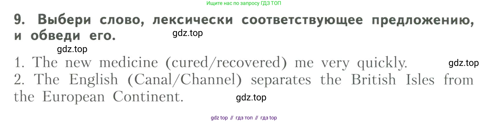 ГДЗ Английский язык (english), 6 класс Тренировочные упражнения для подготовки к ОГЭ (exam practice), авторы: Афанасьева Ольга Васильевна (Afanasyeva Olga), Михеева Ирина Владимировна (Mikheeva Irina), Баранова Ксения Михайловна (Baranova Ksenia), Пушинина Ирина Владимировна, издательство Просвещение, Москва, 2023, зелёного цвета, страница 49, номер 9, Условие