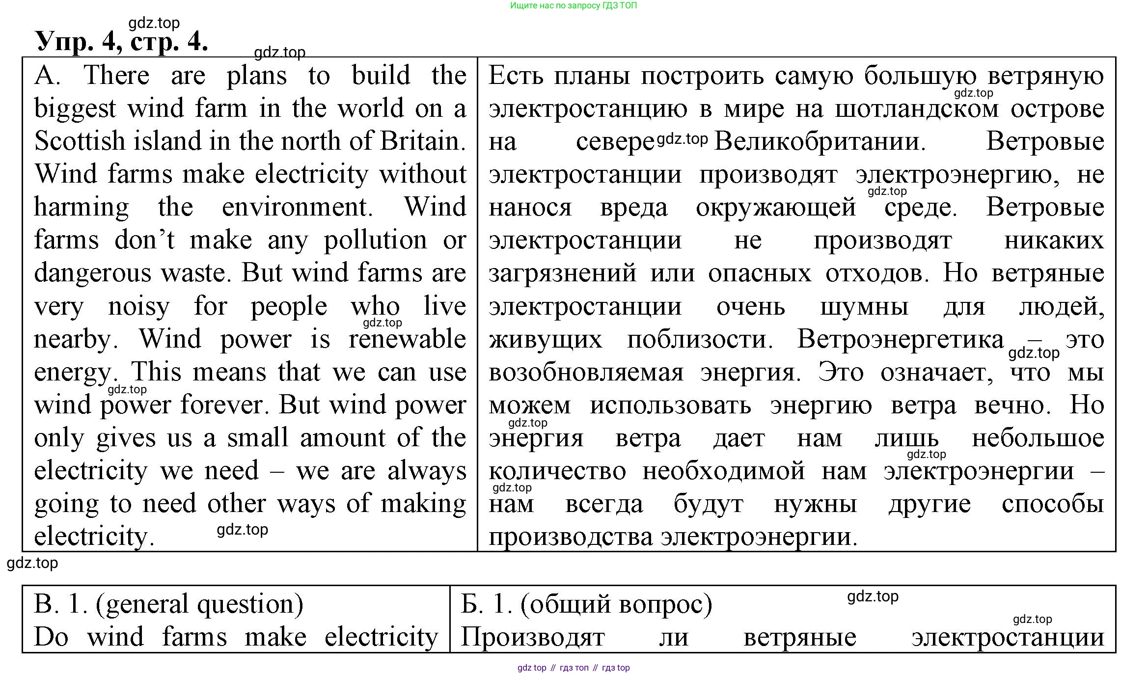ГДЗ Английский язык (english), 6 класс Тренировочные упражнения для подготовки к ОГЭ (exam practice), авторы: Афанасьева Ольга Васильевна (Afanasyeva Olga), Михеева Ирина Владимировна (Mikheeva Irina), Баранова Ксения Михайловна (Baranova Ksenia), Пушинина Ирина Владимировна, издательство Просвещение, Москва, 2023, зелёного цвета, страница 4, номер 4, Решение