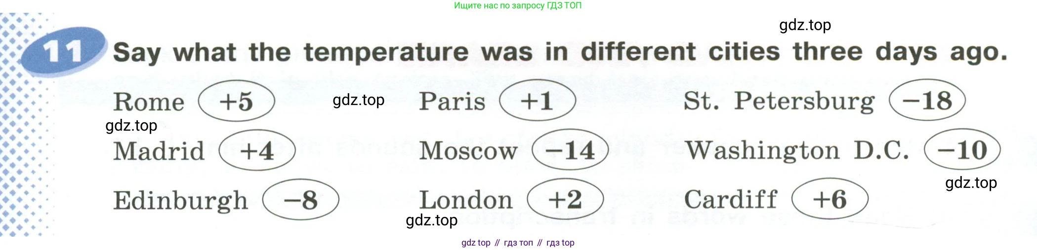 ГДЗ Английский язык (english), 6 класс Учебник (Student's book), авторы: Афанасьева Ольга Васильевна (Afanasyeva Olga), Михеева Ирина Владимировна (Mikheeva Irina), издательство Просвещение, Москва, зелёного цвета, Часть ( Part) 1, страница 10, номер 11, Условие