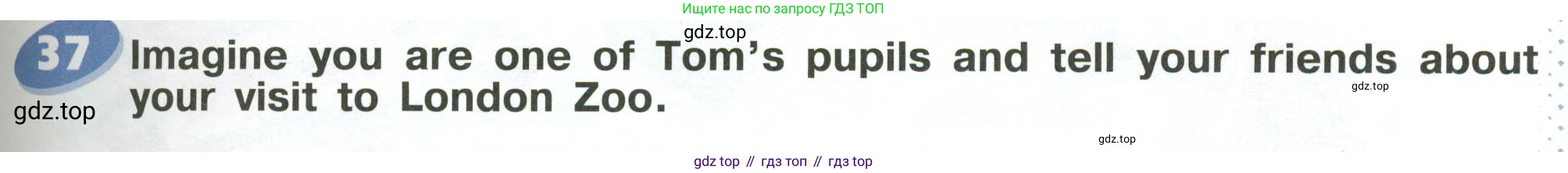 ГДЗ Английский язык (english), 6 класс Учебник (Student's book), авторы: Афанасьева Ольга Васильевна (Afanasyeva Olga), Михеева Ирина Владимировна (Mikheeva Irina), издательство Просвещение, Москва, зелёного цвета, Часть ( Part) 1, страница 43, номер 37, Условие