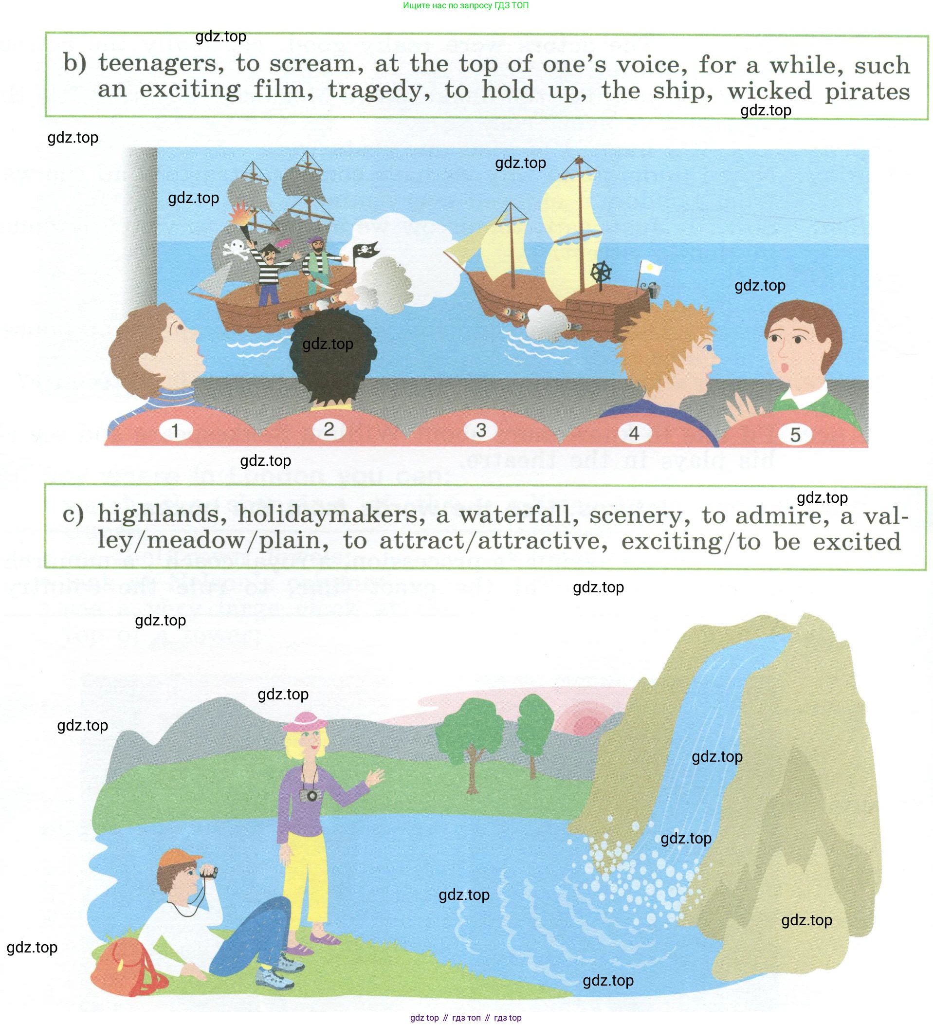 ГДЗ Английский язык (english), 6 класс Учебник (Student's book), авторы: Афанасьева Ольга Васильевна (Afanasyeva Olga), Михеева Ирина Владимировна (Mikheeva Irina), издательство Просвещение, Москва, зелёного цвета, Часть ( Part) 2, страница 21, номер 6, Условие (продолжение 2)