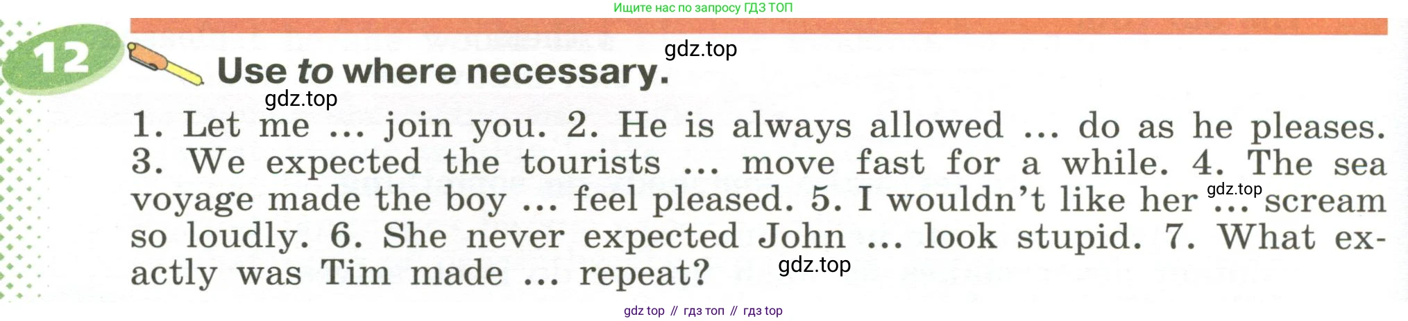 ГДЗ Английский язык (english), 6 класс Учебник (Student's book), авторы: Афанасьева Ольга Васильевна (Afanasyeva Olga), Михеева Ирина Владимировна (Mikheeva Irina), издательство Просвещение, Москва, зелёного цвета, Часть ( Part) 2, страница 40, номер 12, Условие