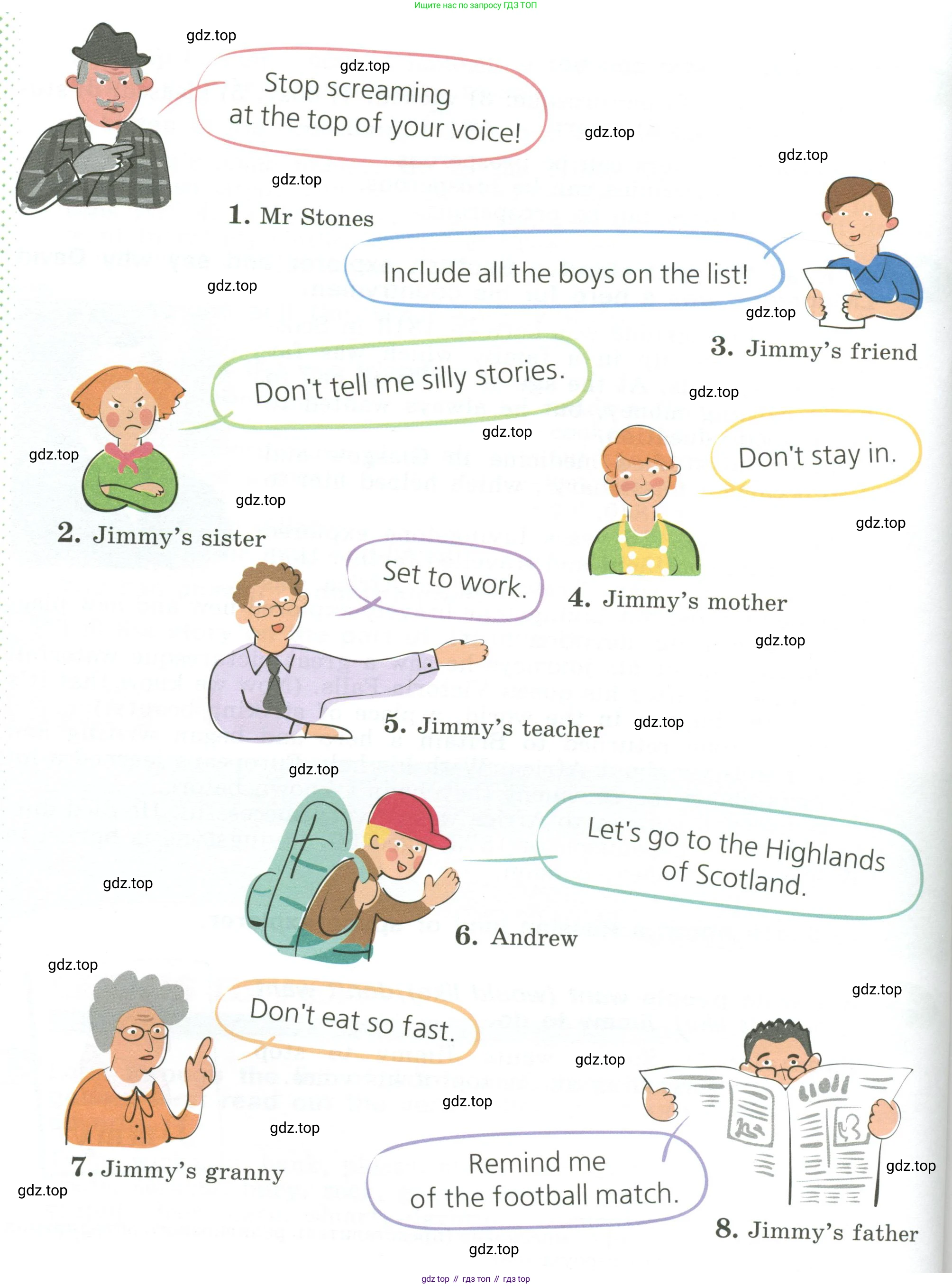 ГДЗ Английский язык (english), 6 класс Учебник (Student's book), авторы: Афанасьева Ольга Васильевна (Afanasyeva Olga), Михеева Ирина Владимировна (Mikheeva Irina), издательство Просвещение, Москва, зелёного цвета, Часть ( Part) 2, страница 51, номер 4, Условие (продолжение 2)